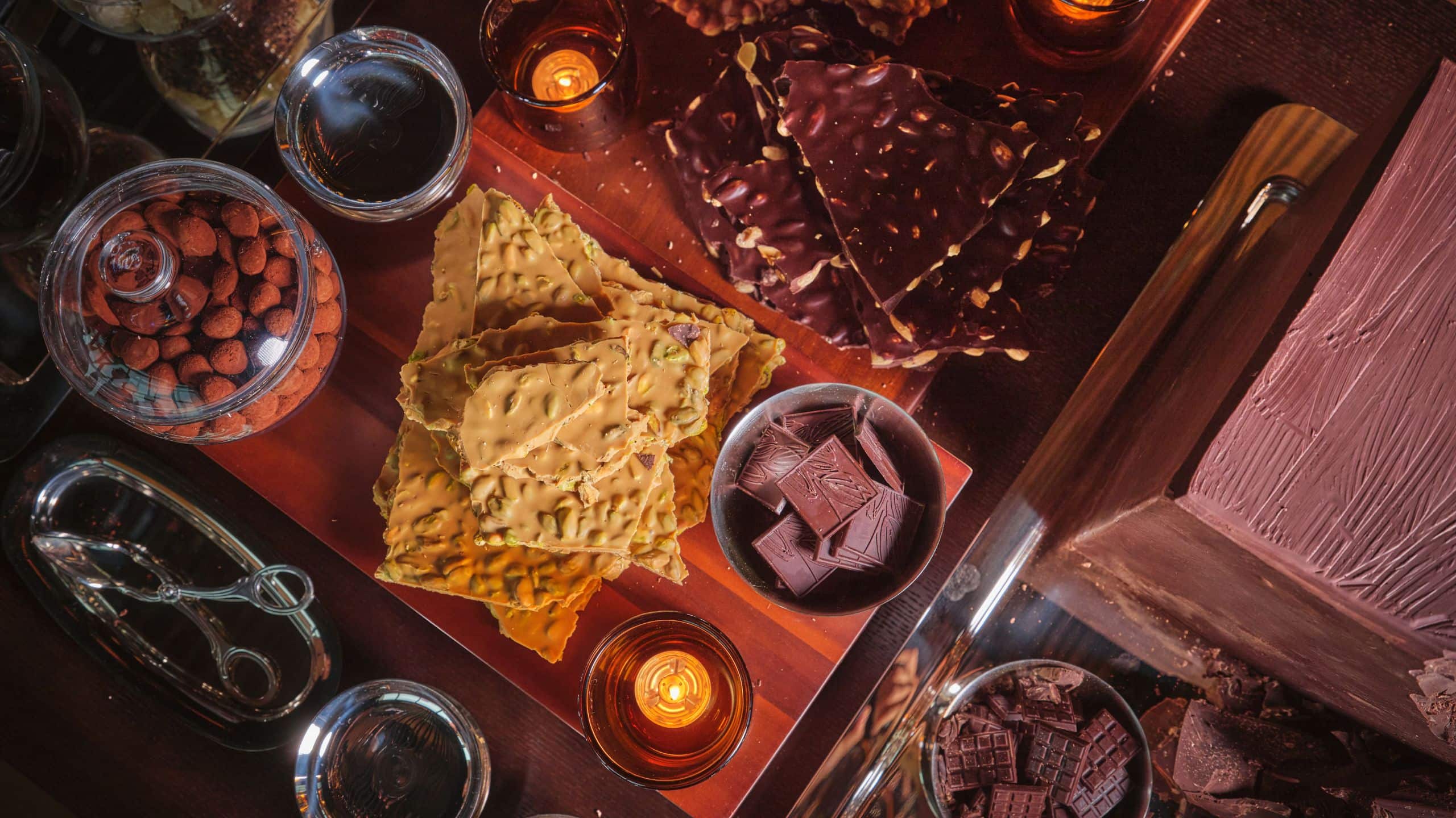 Park Hyatt Kuala Lumpur Chocolate Table Top Down