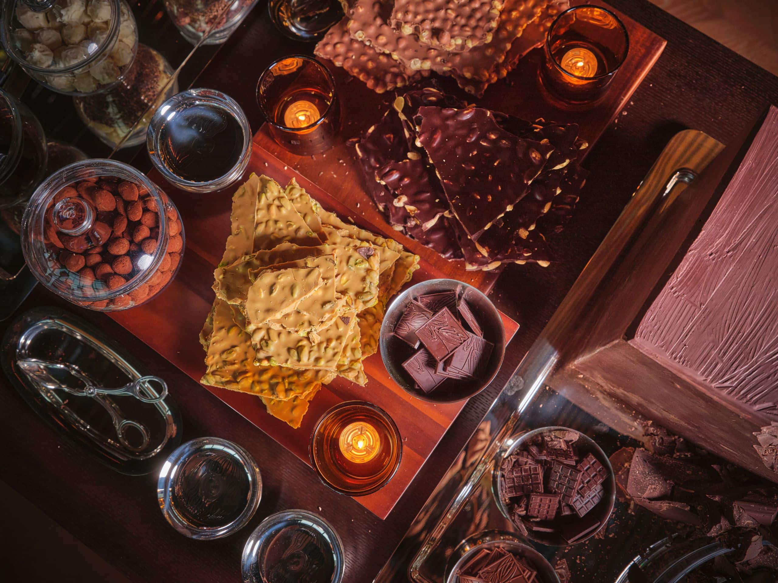 Park Hyatt Kuala Lumpur Chocolate Table Top Down