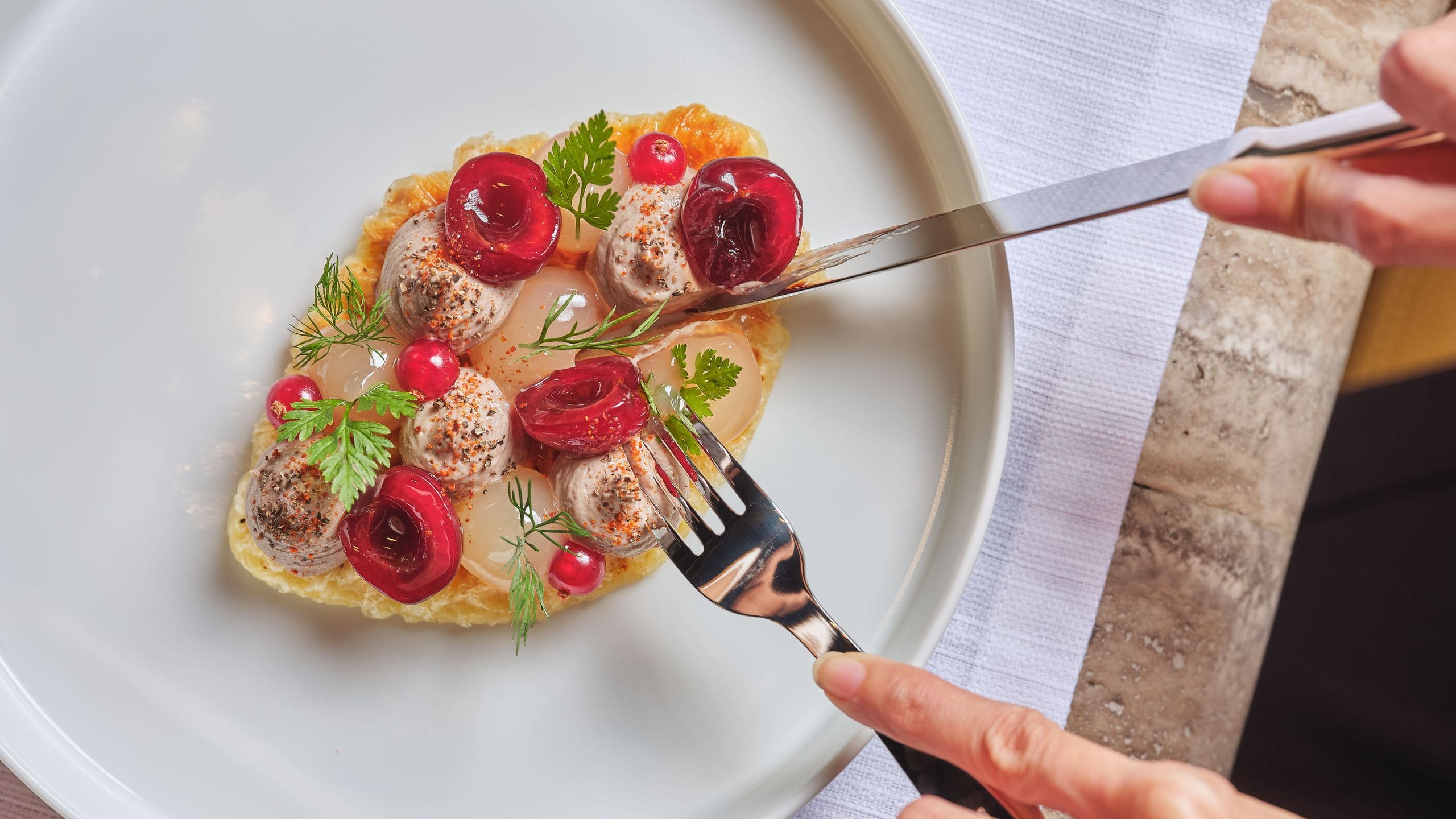 Park Hyatt Kuala Lumpur Cutting Duck Liver Waffle