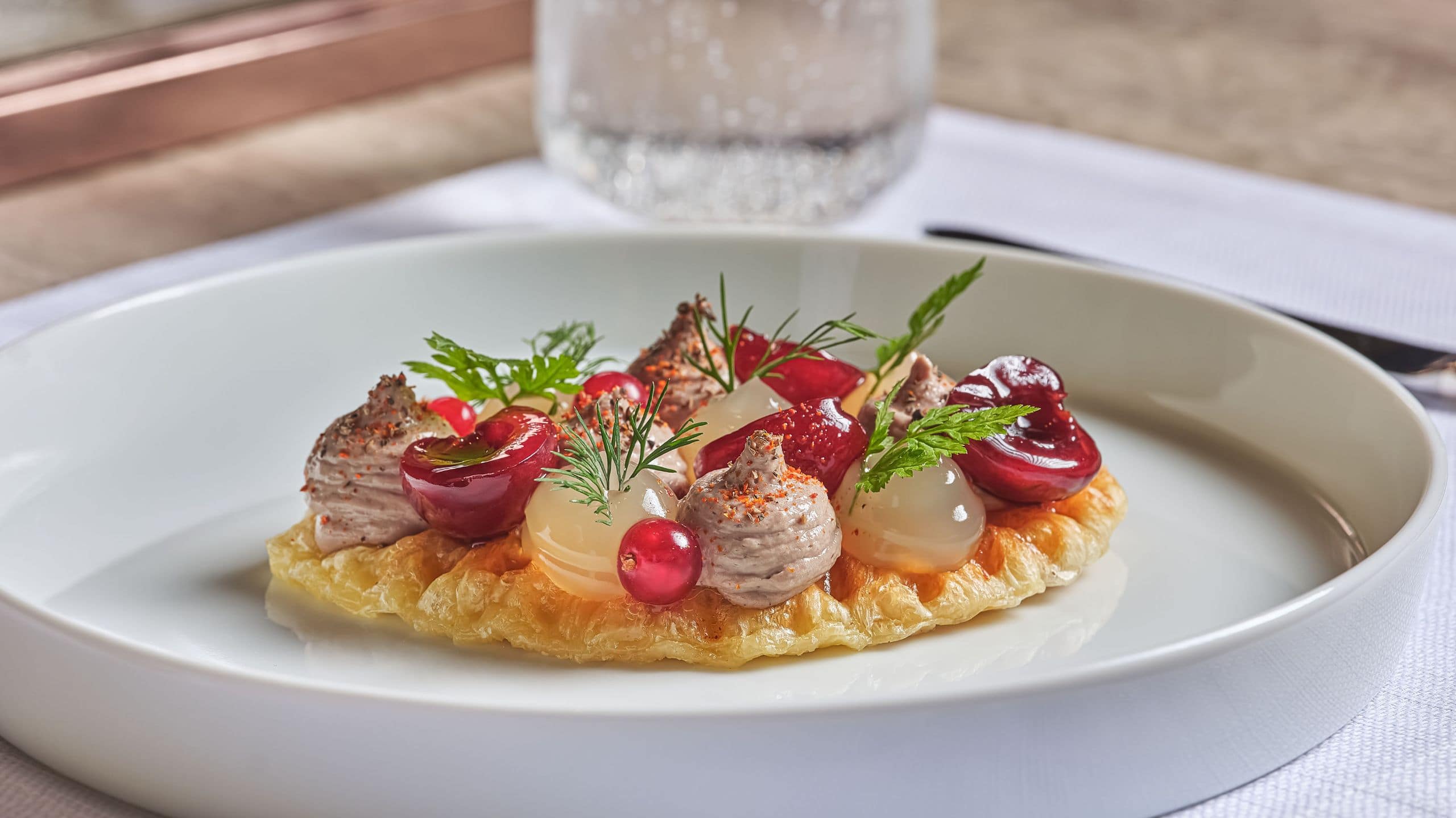 Park Hyatt Kuala Lumpur Duck Liver Waffle Front View