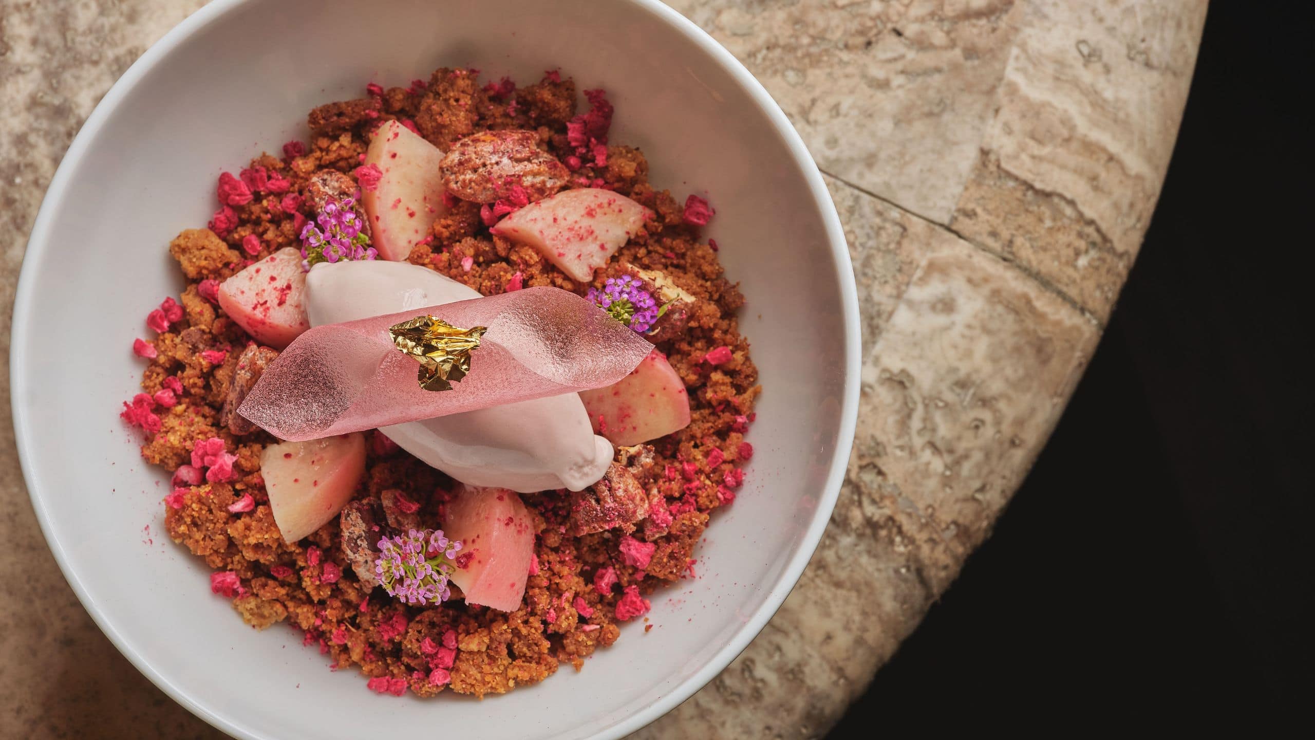 Park Hyatt Kuala Lumpur Peach Crumble Top Down