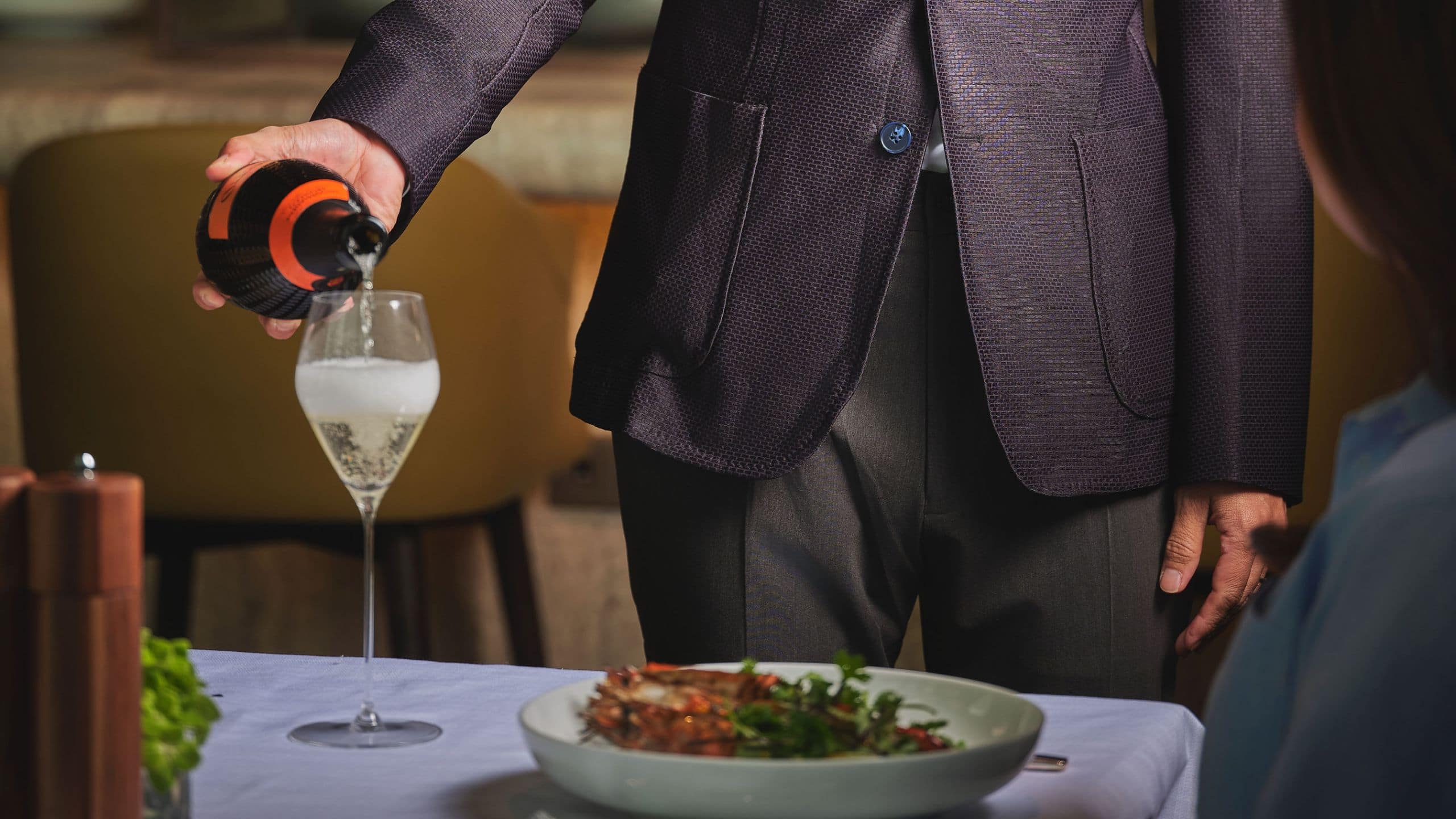 Park Hyatt Kuala Lumpur Sommelier Wine Pouring