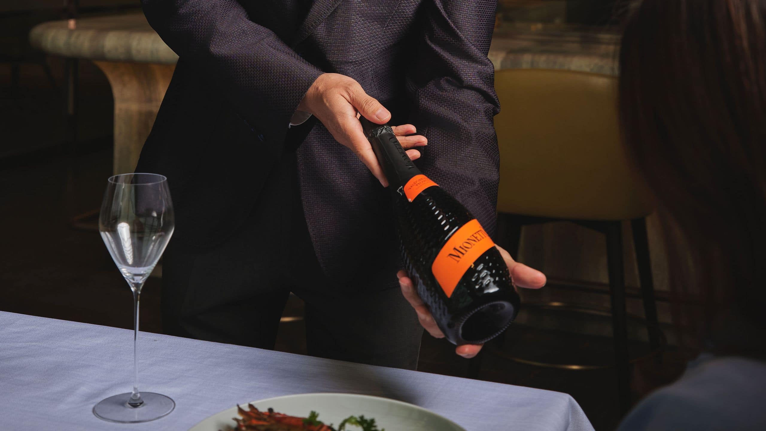 Park Hyatt Kuala Lumpur Sommelier Presenting Drink