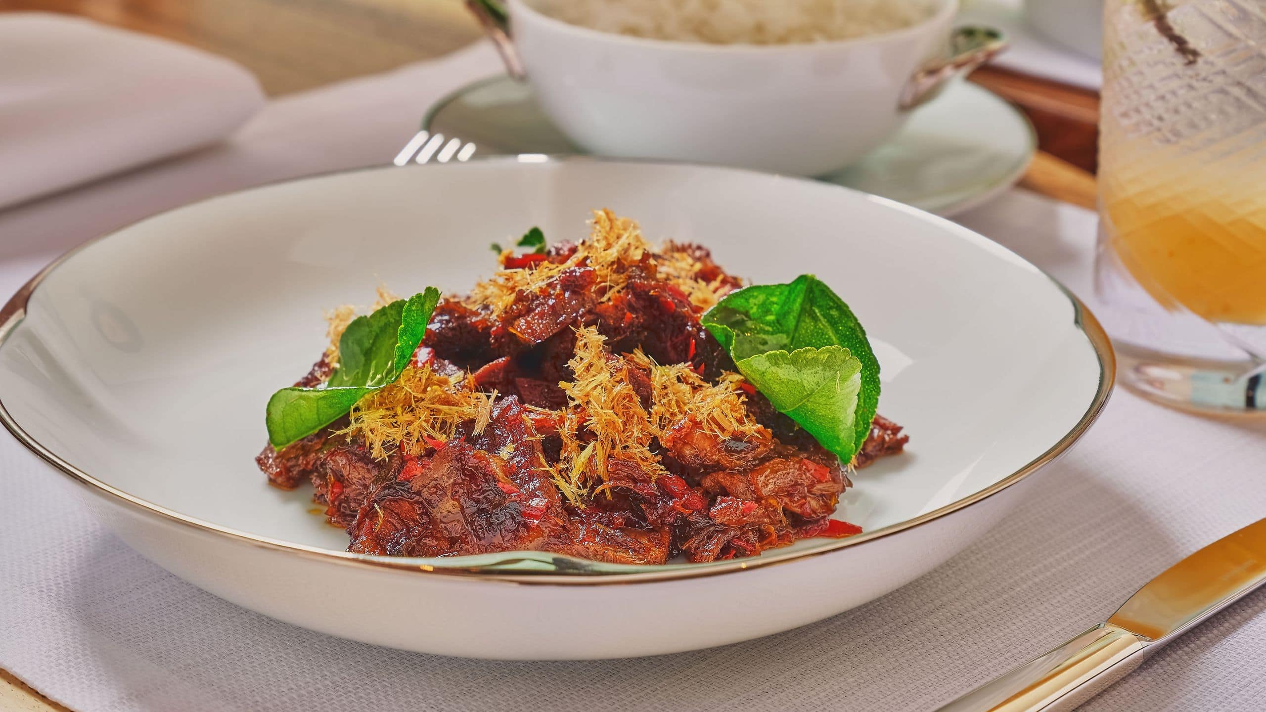 Park Hyatt Kuala Lumpur Beef Dendeng Dish