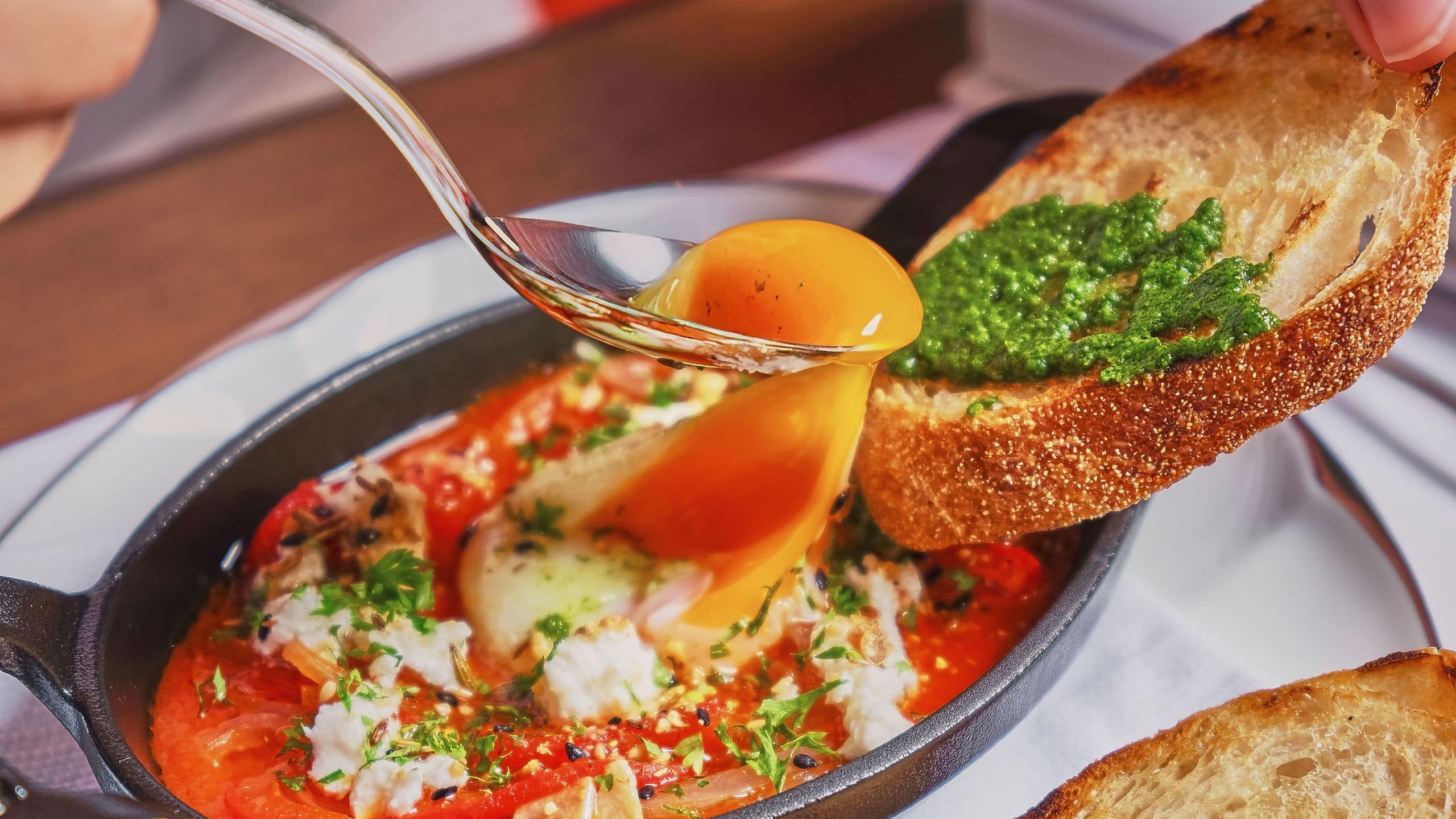 Park Hyatt Kuala Lumpur Baked Shakshuka Egg Yolk