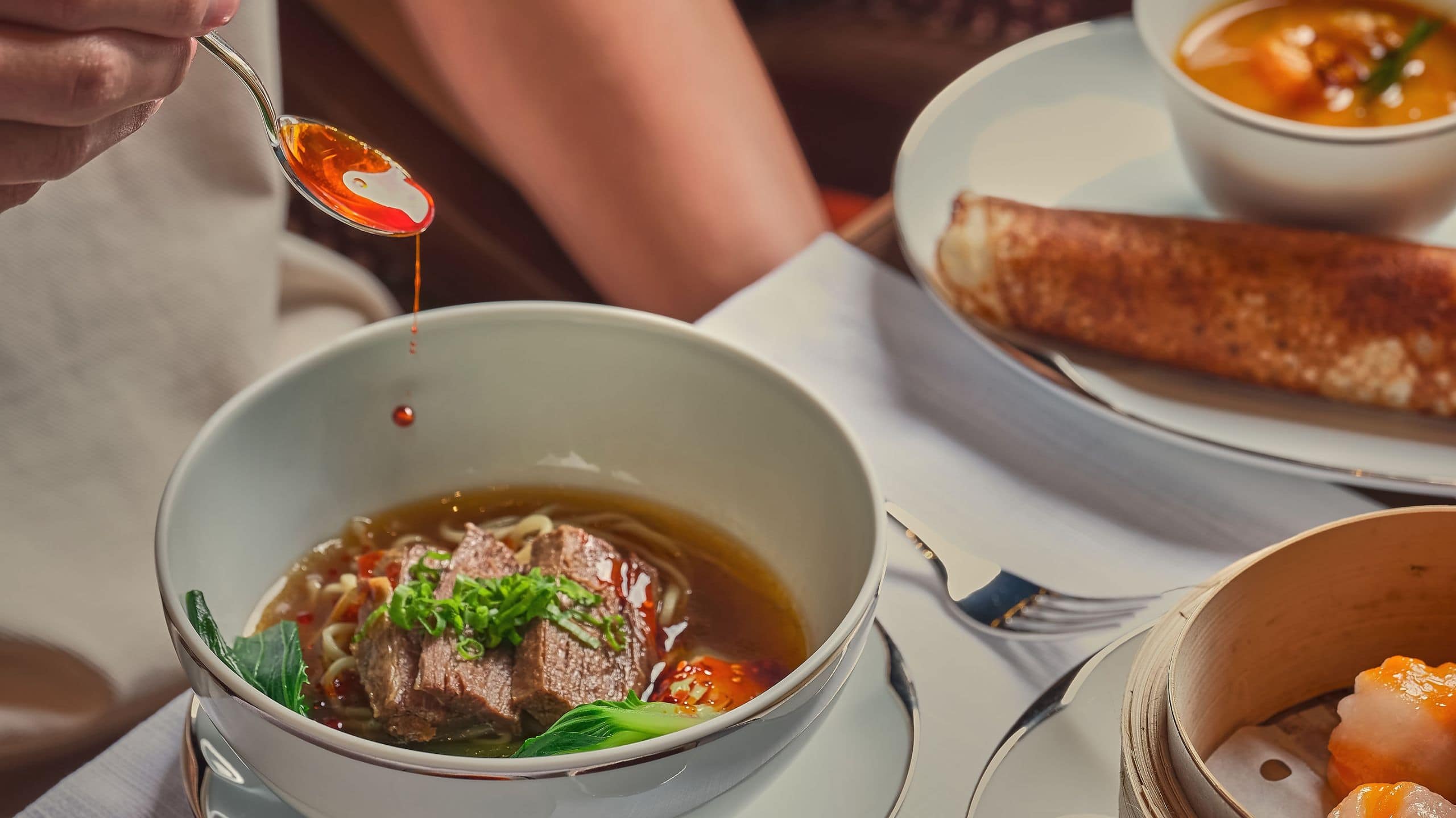 Park Hyatt Kuala Lumpur Breakfast Experience Beef Noodle Soup