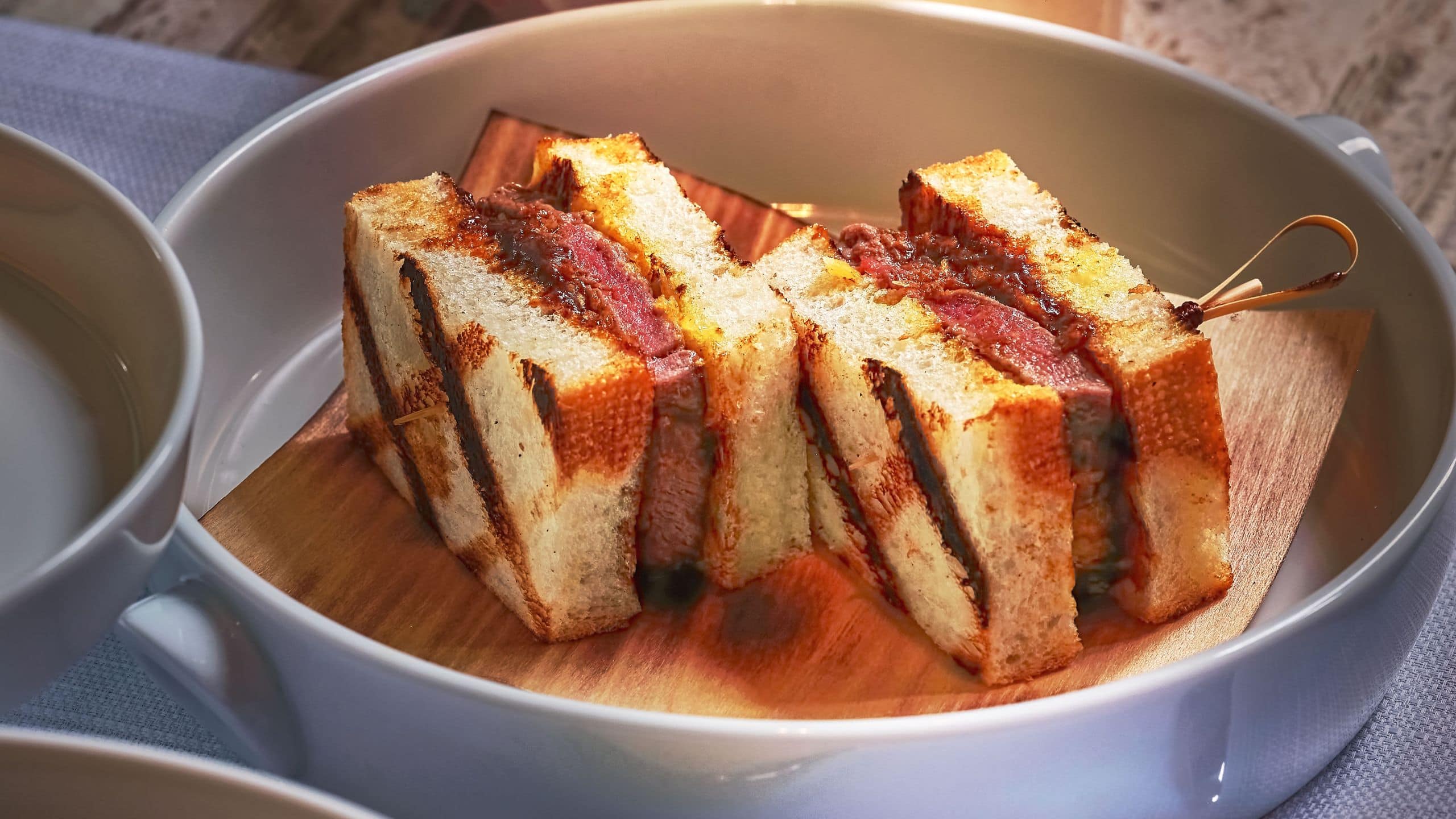 Park Hyatt Kuala Lumpur Dry Aged Beef Katsu Sando Close Up