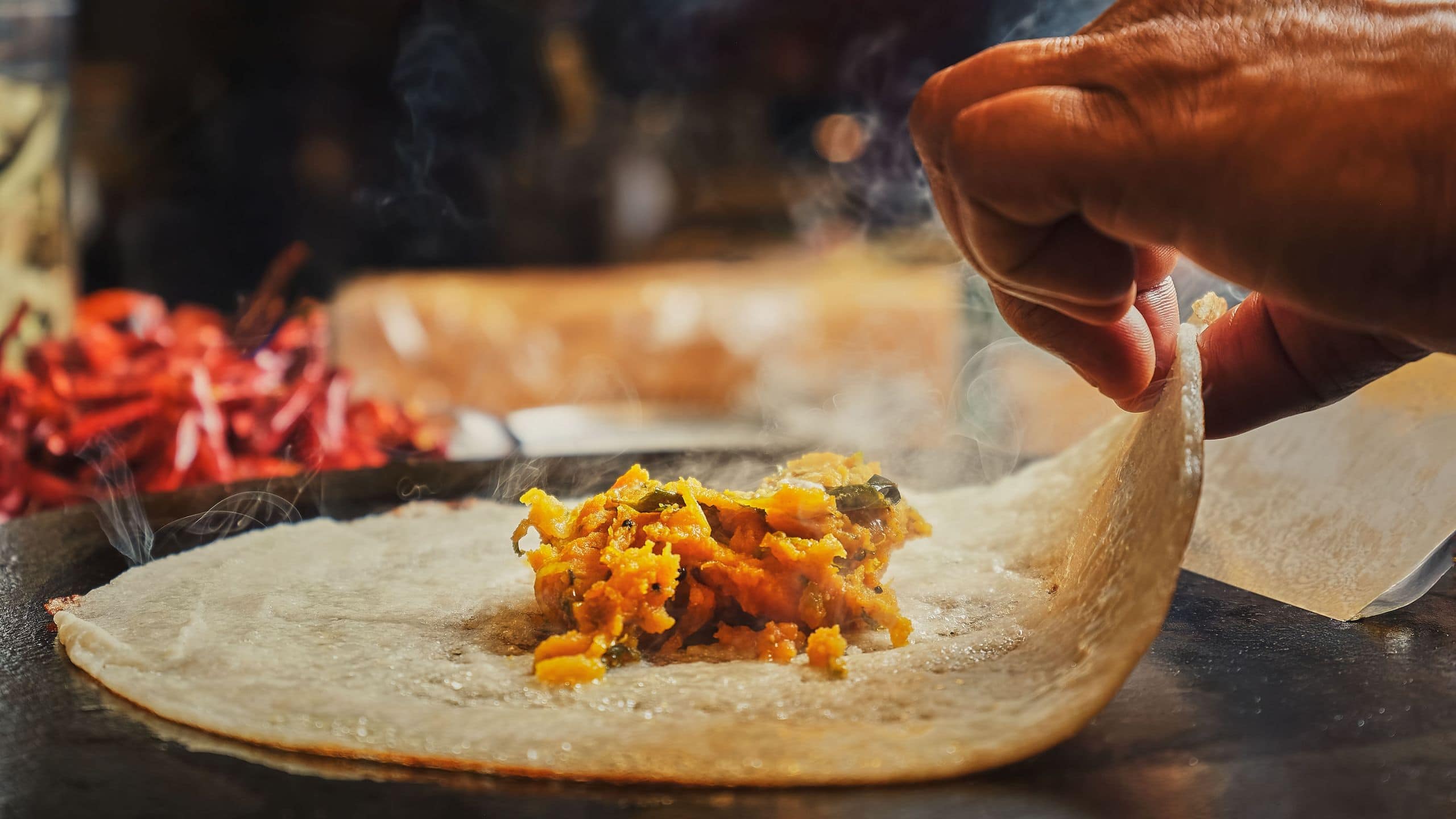 Park Hyatt Kuala Lumpur Masala Dosa Live Action Close Up