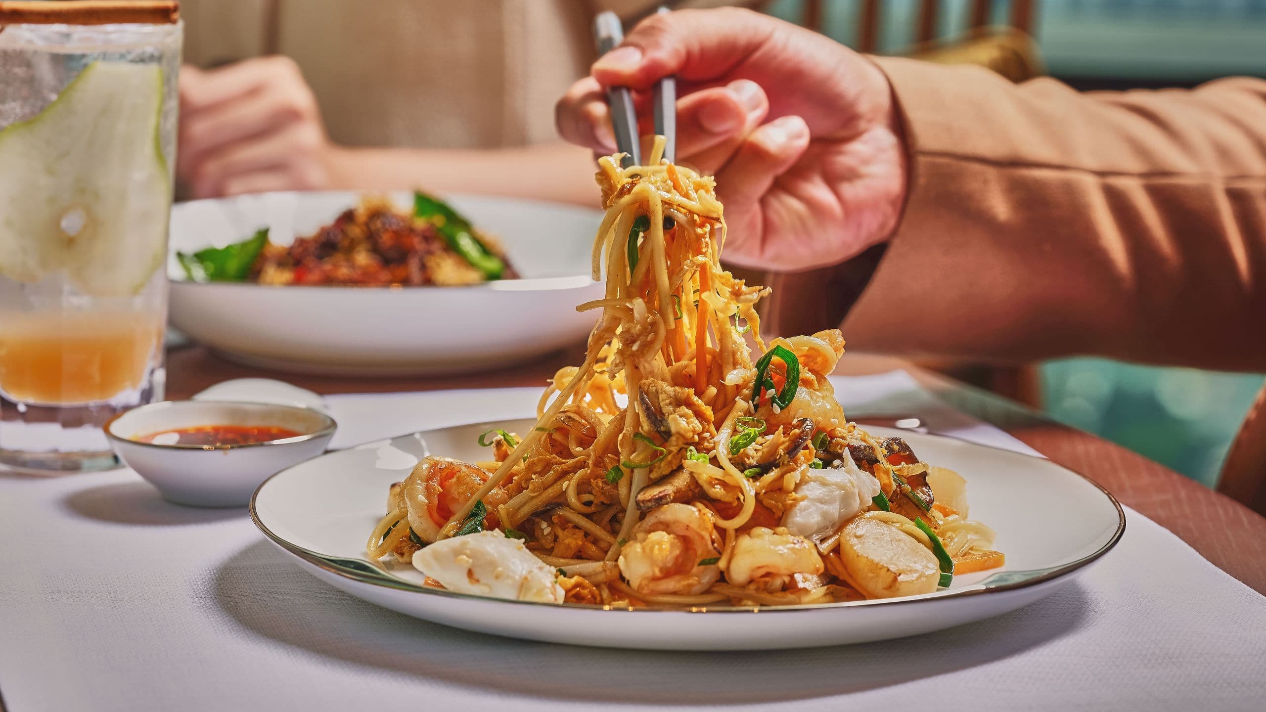 Park Hyatt Kuala Lumpur Seafood Chow Mein Dish