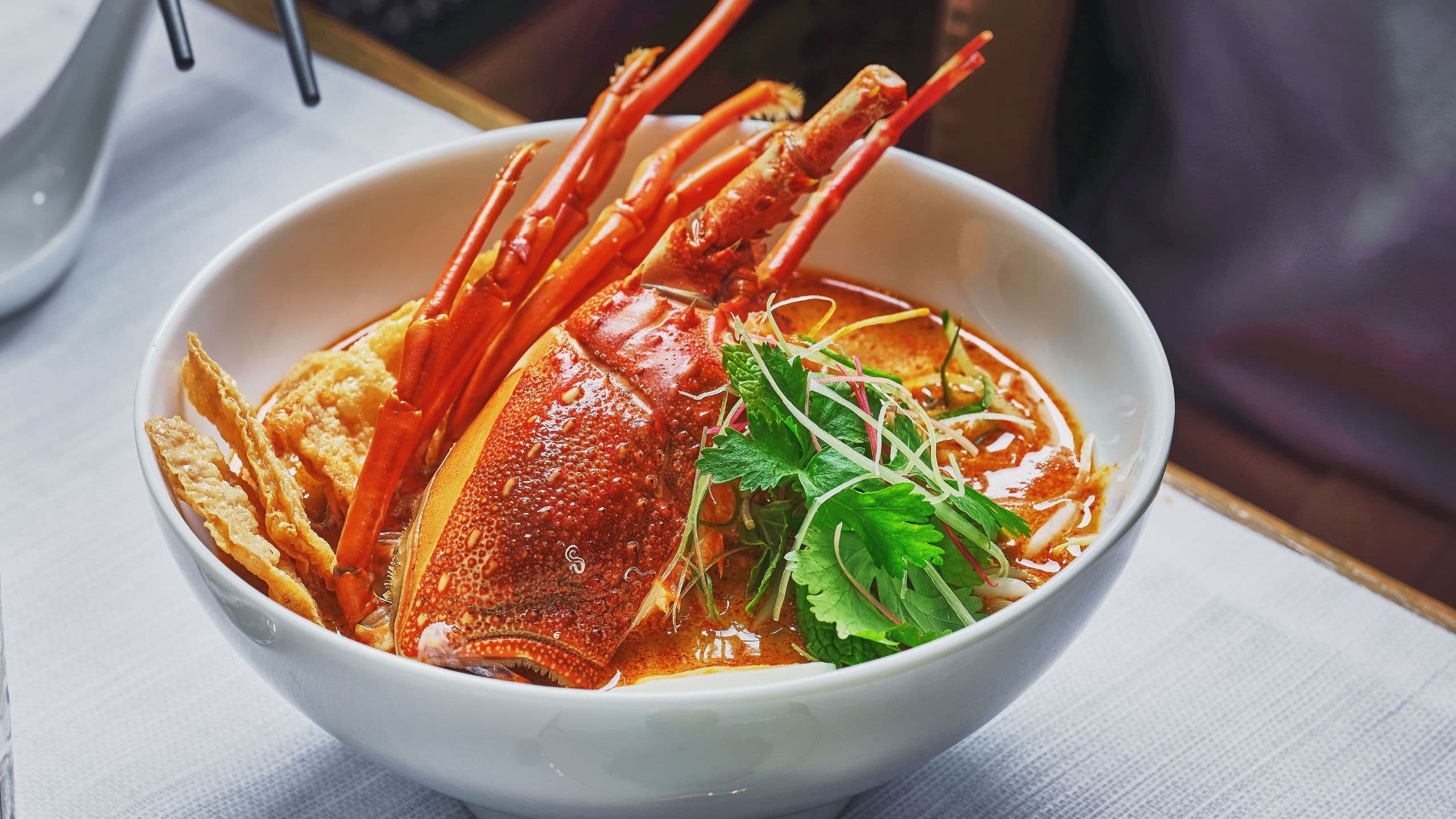 Park Hyatt Kuala Lumpur Udang Kara Nyonya Laksa Dish