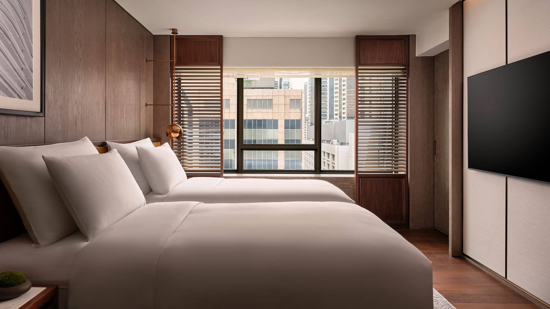 1/3 Grand Hyatt Singapore Official Grand Wing Grand Suite Twin Bedroom