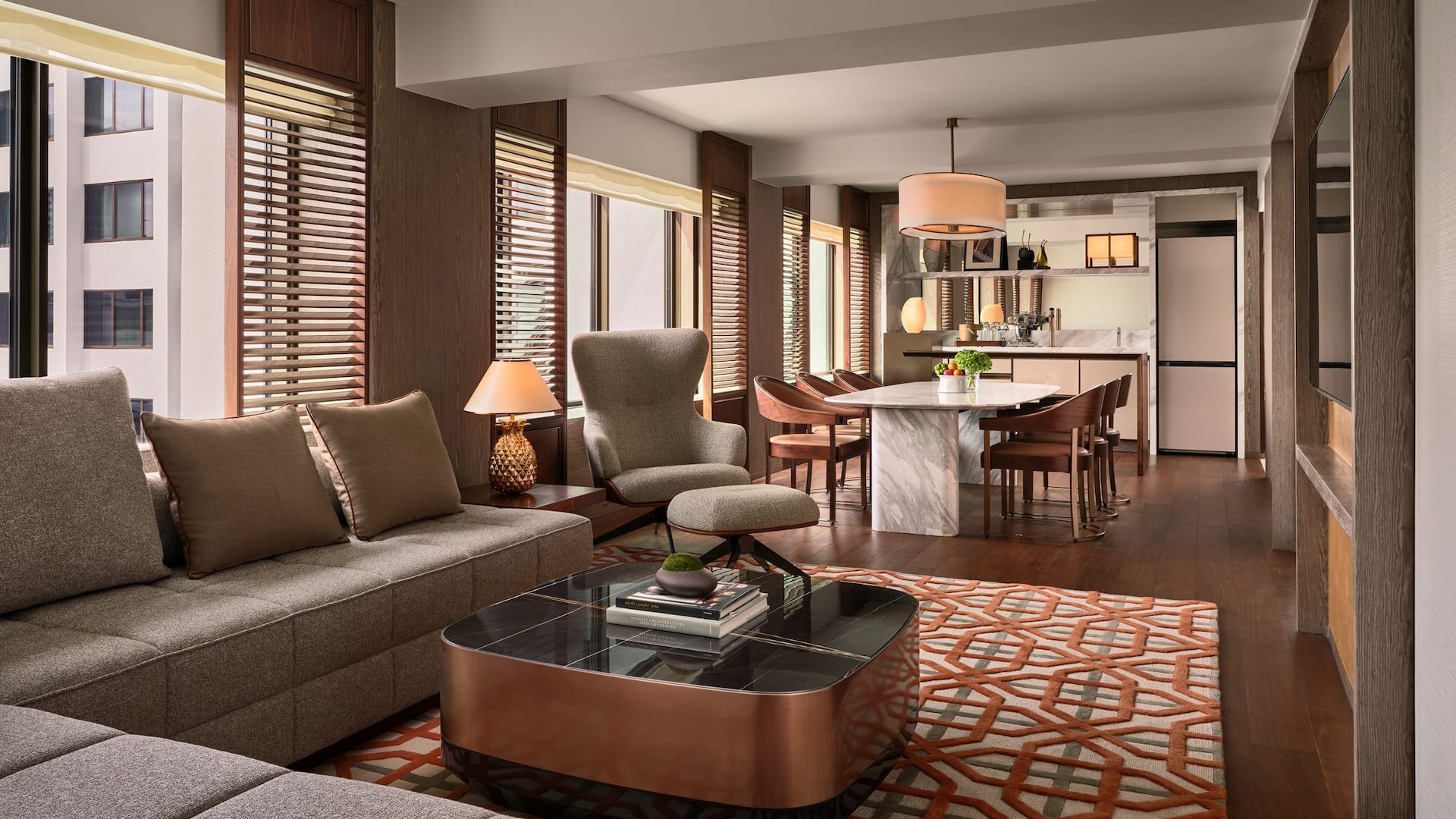 2/5 Grand Hyatt Singapore Official Grand Wing Premier Suite Living Room
