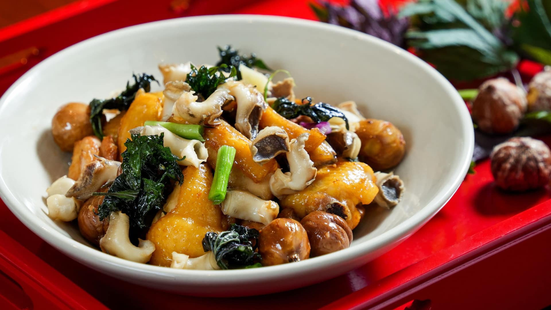Hyatt Regency Hong Kong, Sha Tin Braised Chicken Sea Snail Chestnut Chinese Basil