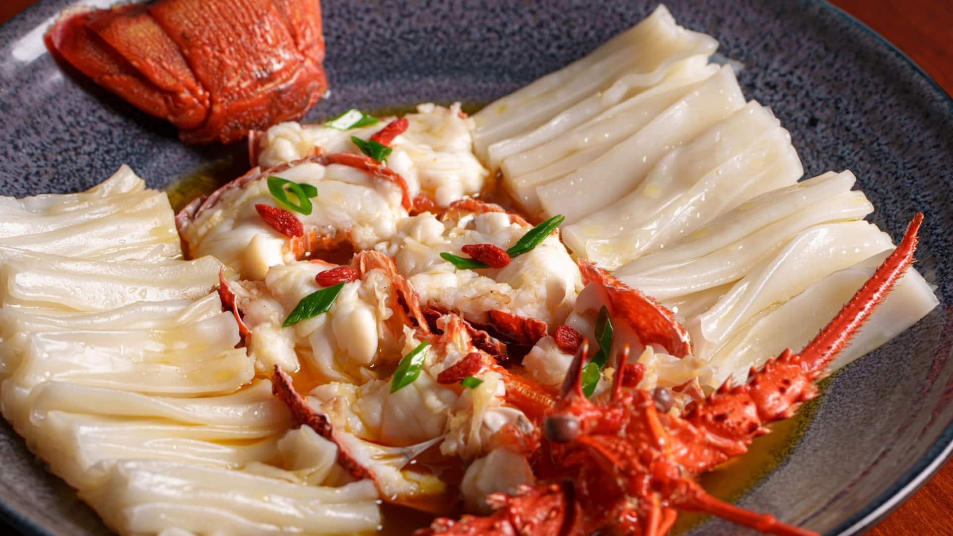 Hyatt Regency Hong Kong, Sha Tin Steamed Australian Lobster Chenchun Rice Noodles