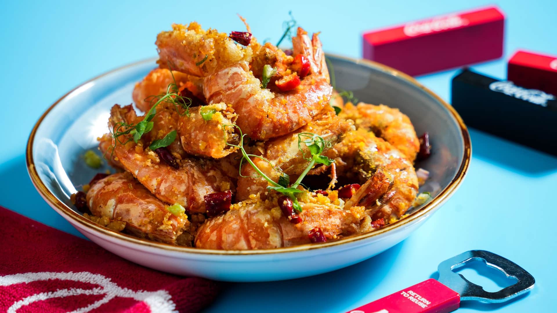 Hyatt Regency Hong Kong, Sha Tin Wok Fried Tiger Prawns With Chilli Garlic