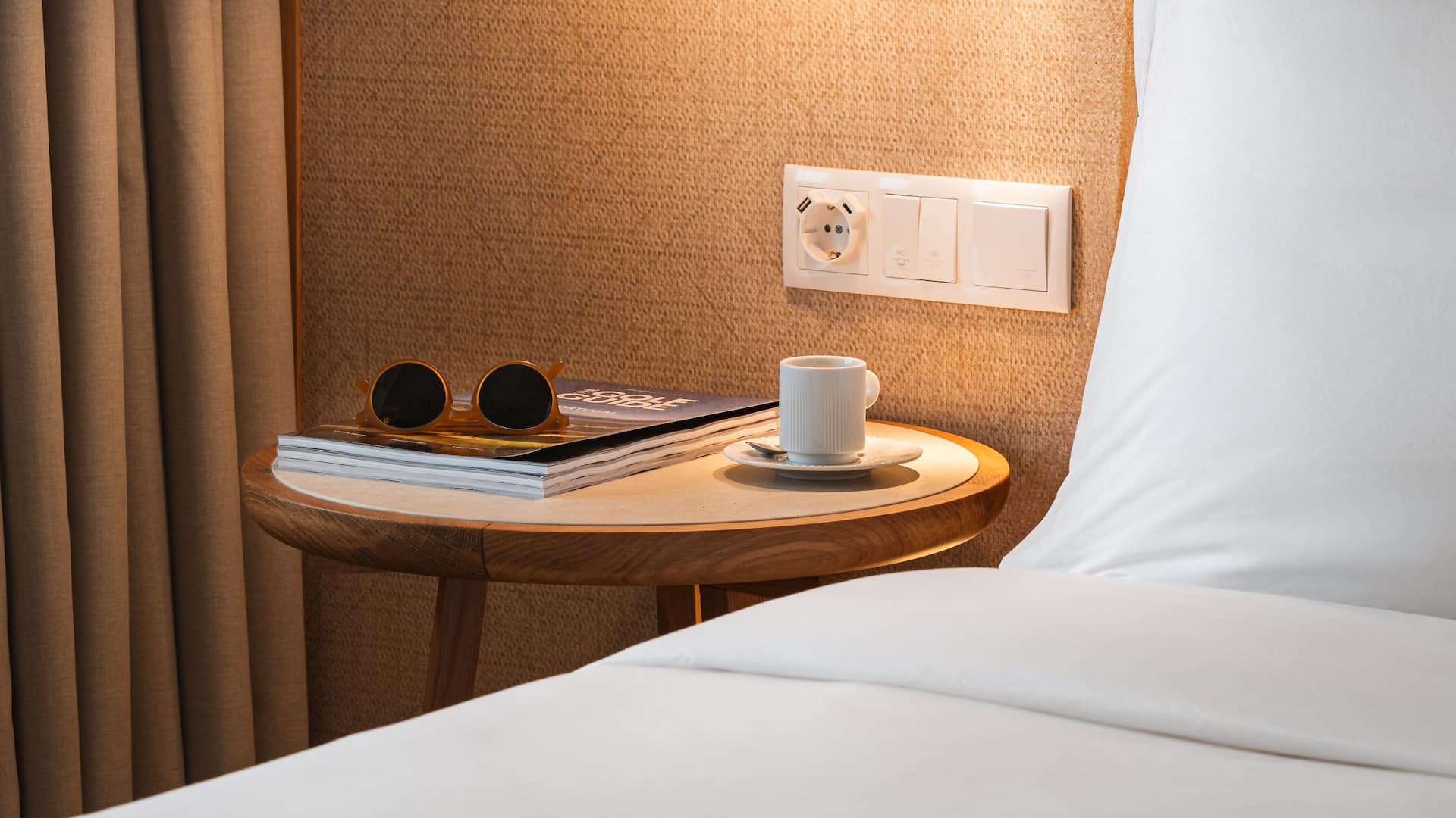 Hyatt Regency Vilamoura Algarve Guestroom Bed Detail