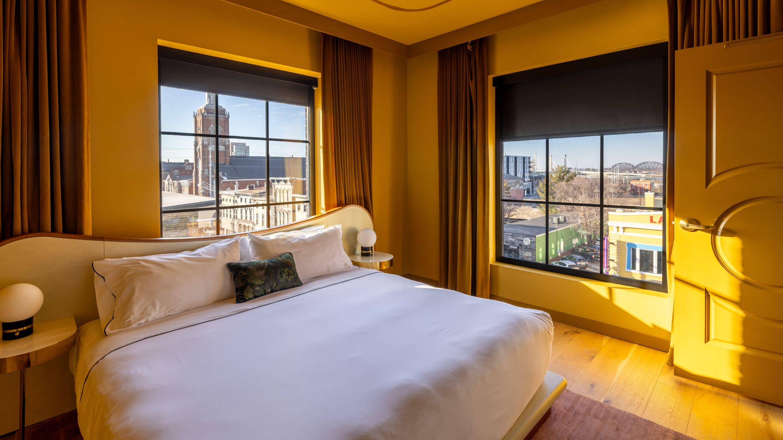 Hotel Genevieve Suite Bedroom And Window View