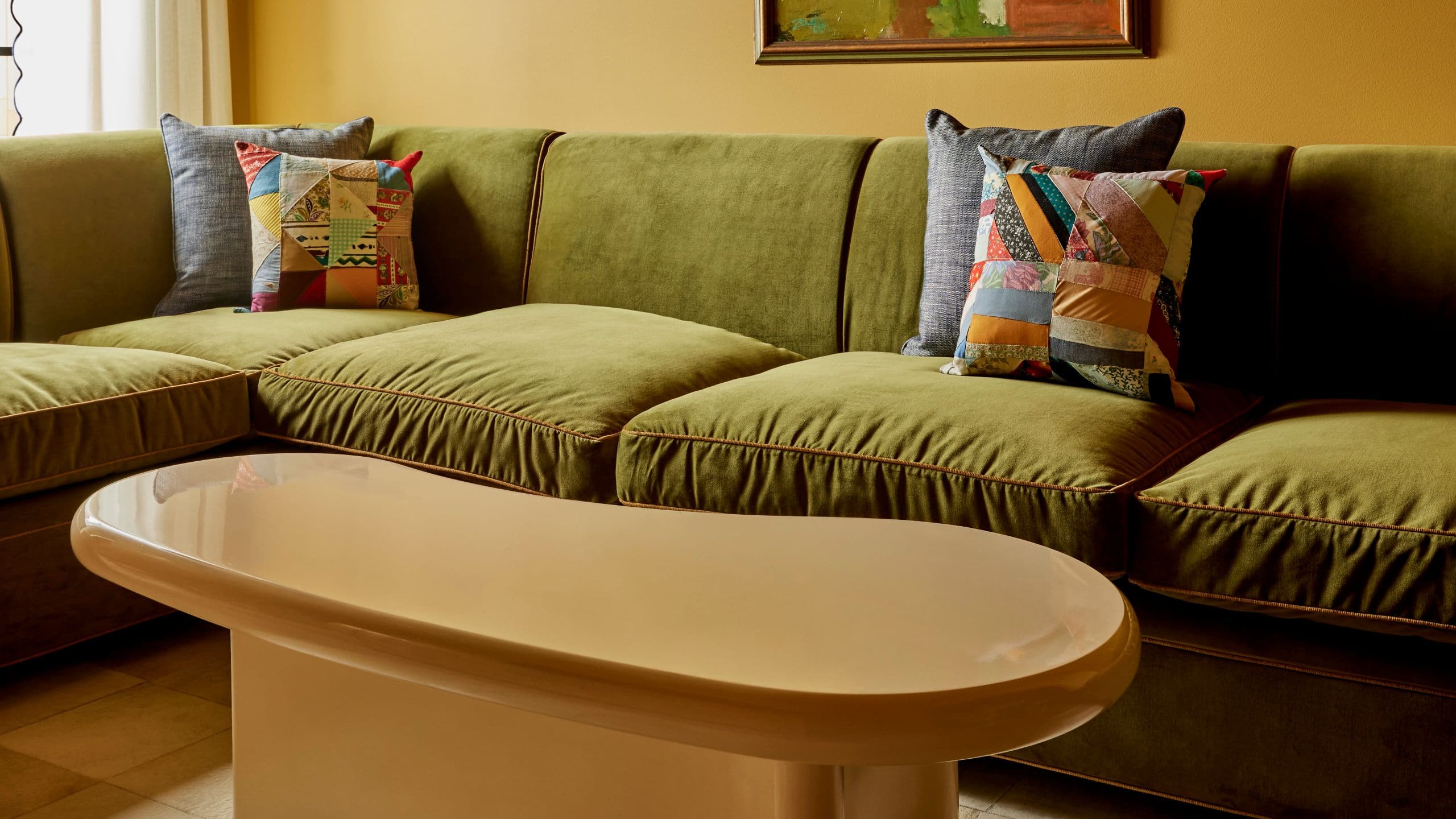 Hotel Genevieve Suite Living Room Couch