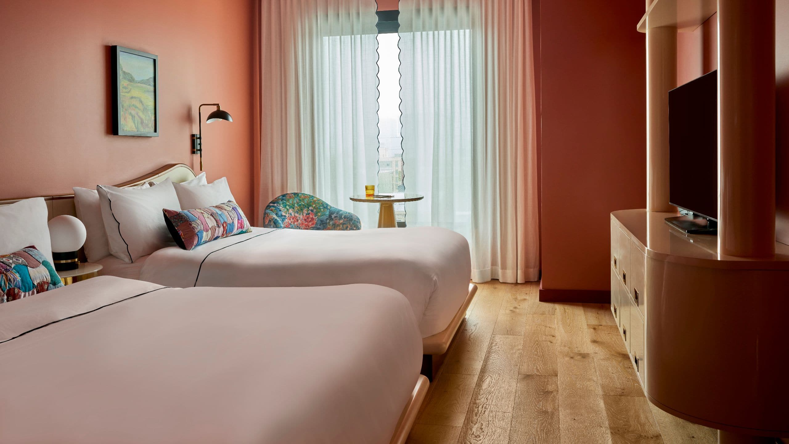 Hotel Genevieve Two Queens Guestroom