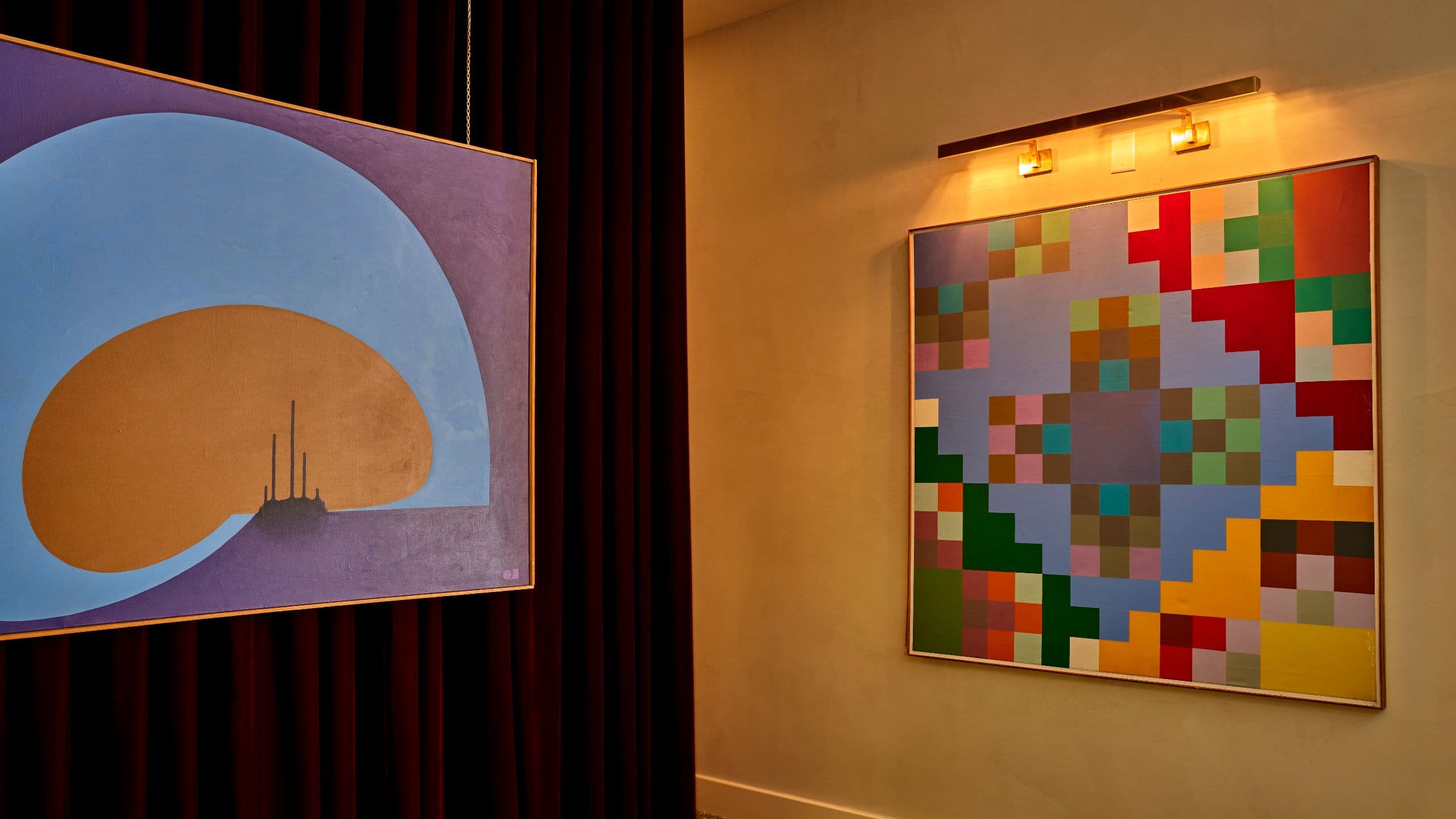 Hotel Genevieve Lobby Art Gallery