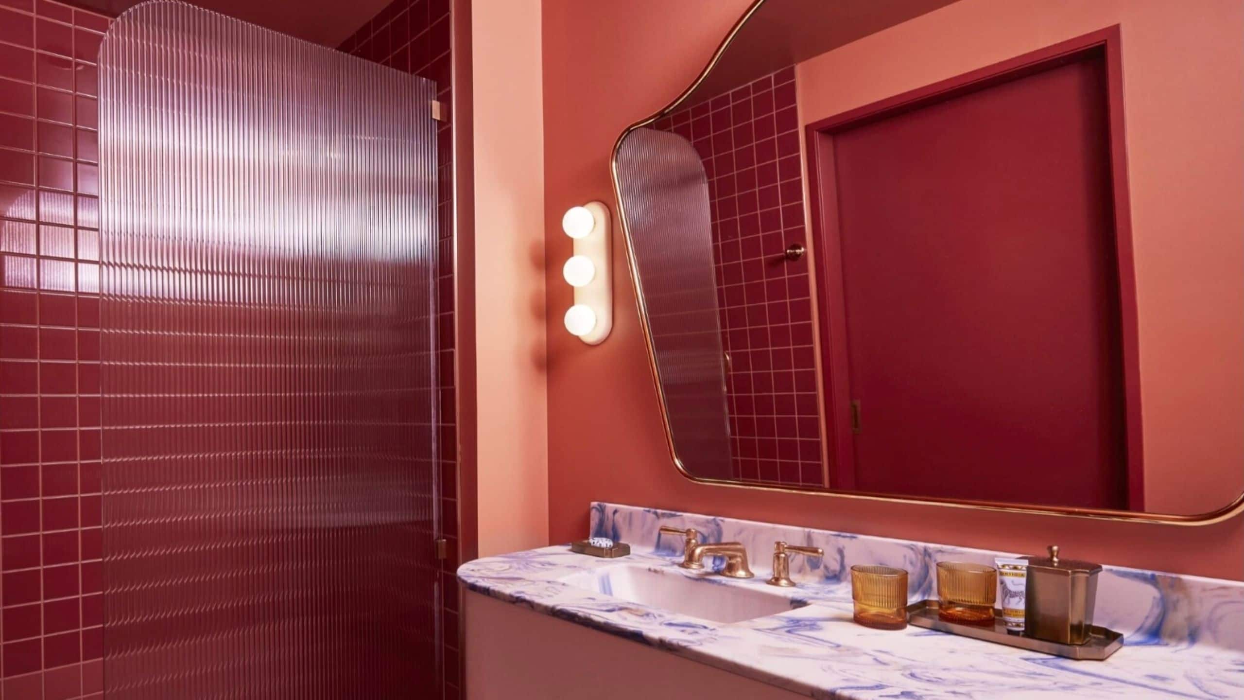 5 of 5 Hotel Genevieve Two Queen Vanity And Shower No Amenities