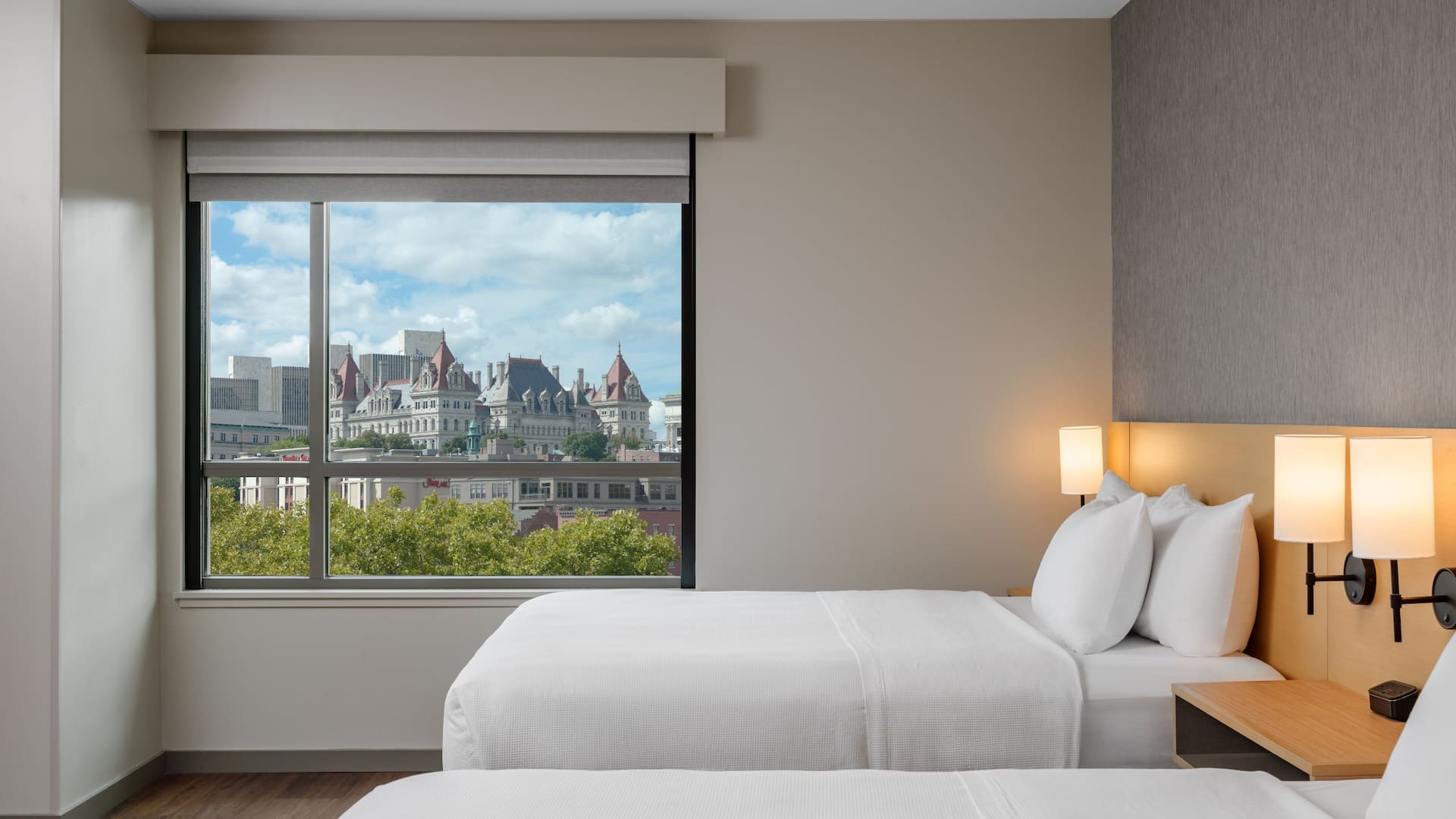 Hyatt Place Albany/Downtown Two Queens Window View Downtown
