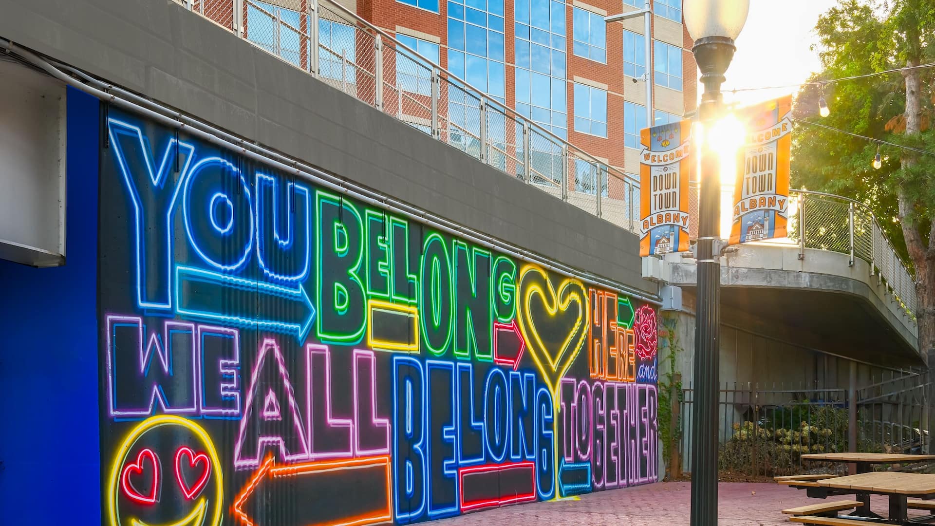Hyatt Place Albany/Downtown Downtown Mural