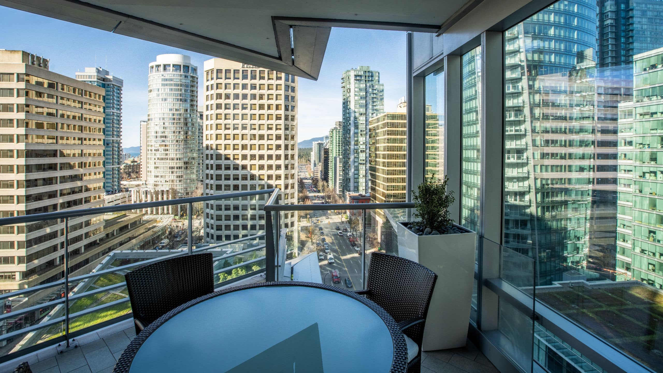 4 of 5 Hyatt Vancouver Downtown Alberni Penthouse Balcony