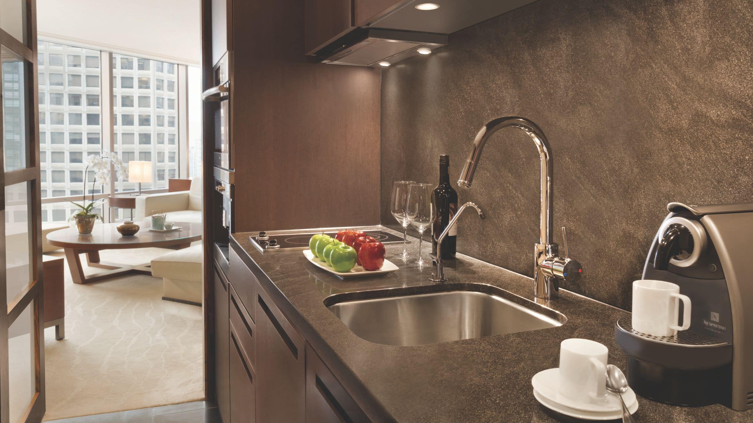 5 of 5 Hyatt Vancouver Downtown Alberni Penthouse Suite Kitchen