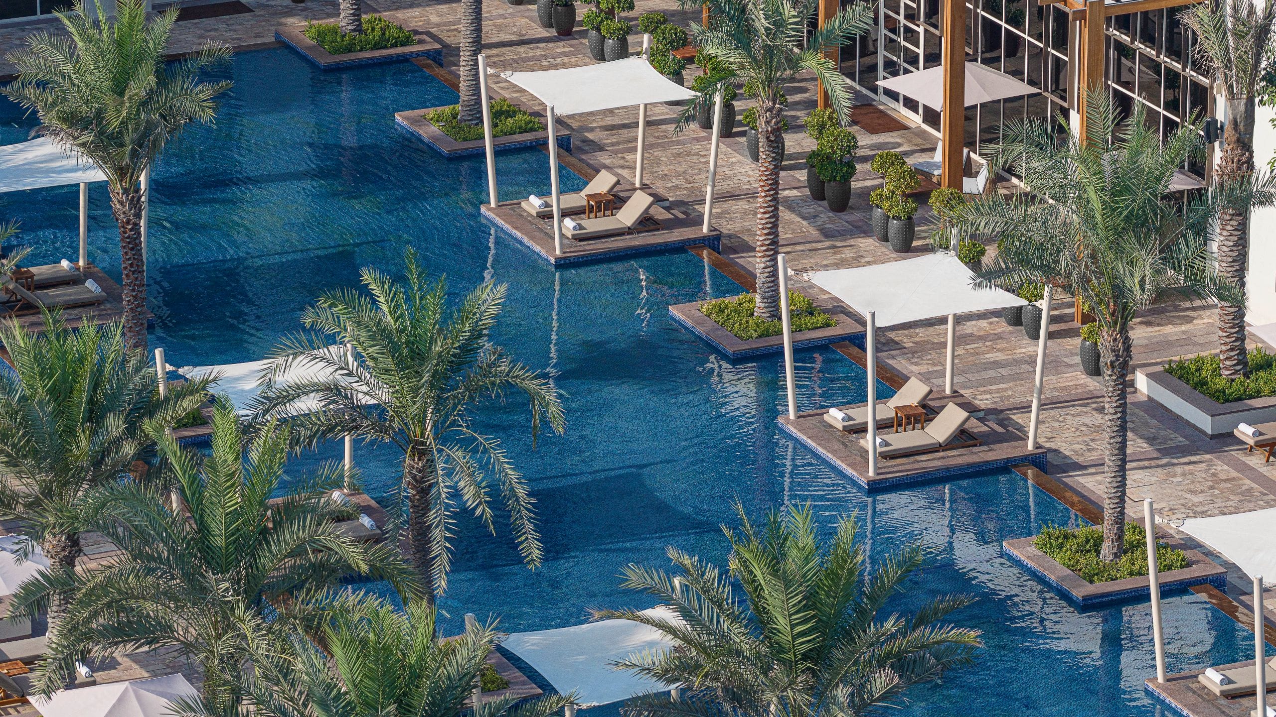 Park Hyatt Abu Dhabi Hotel and Villas Main Pool Top View
