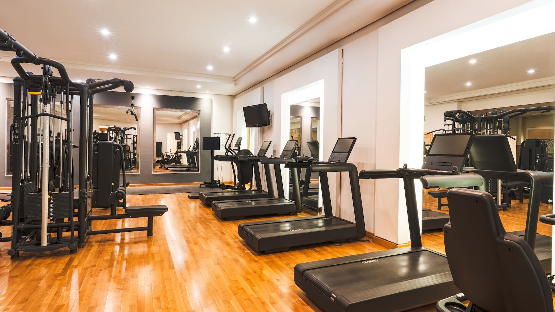 Hyatt Regency Belgrade Club Olympus Fitness Spa Treadmill