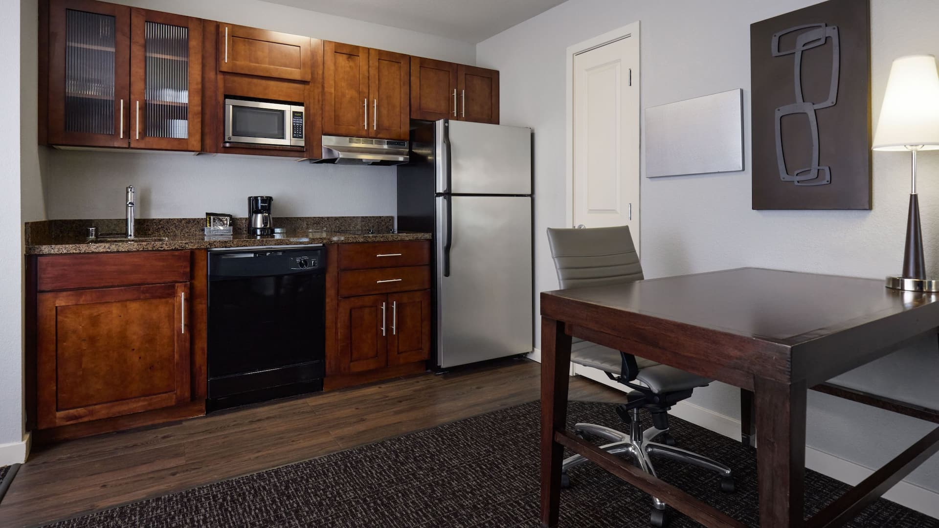 Hyatt House Seattle/Redmond One Bedroom Suite Kitchen Area