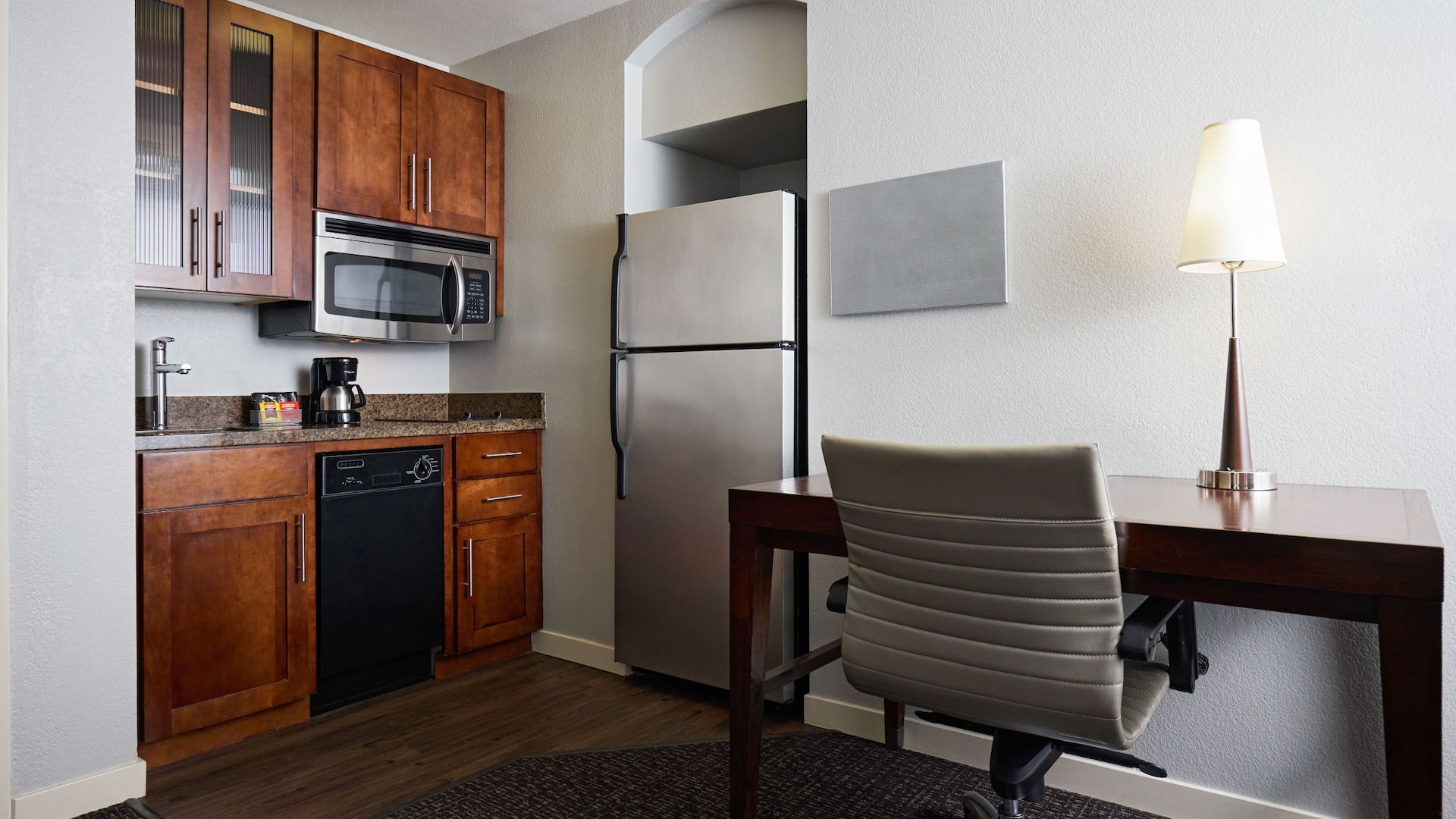 Hyatt House Seattle/Redmond Studio Suite Kitchen Area