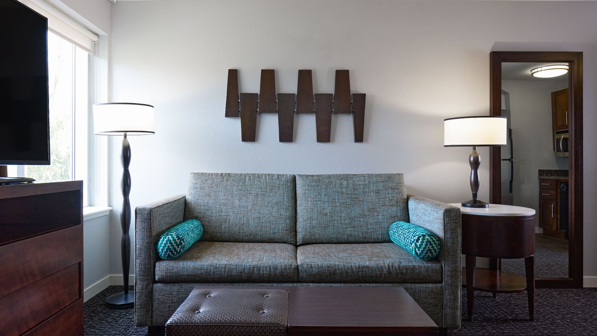 Hyatt House Seattle/Redmond Studio Suite Living Area High