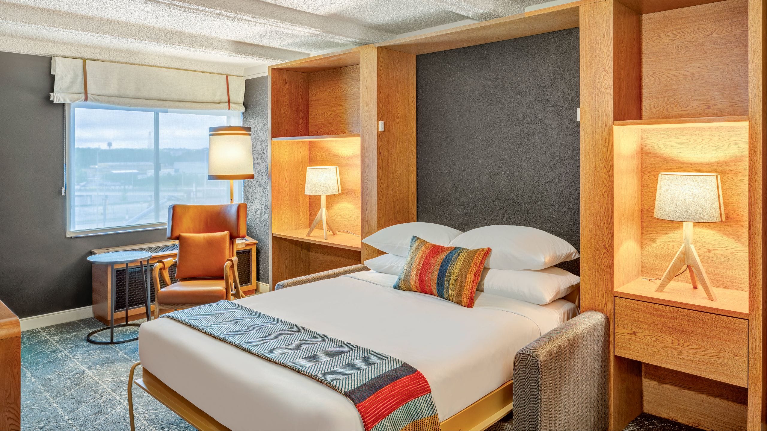 The Wildbirch Hotel Urban Suite With Two Queen Beds Murphy Bed