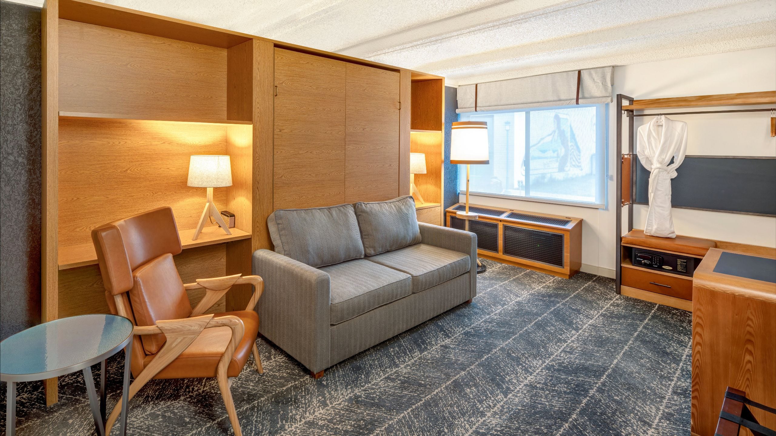 The Wildbirch Hotel Urban Suite Murphy Bed Up In Living Area