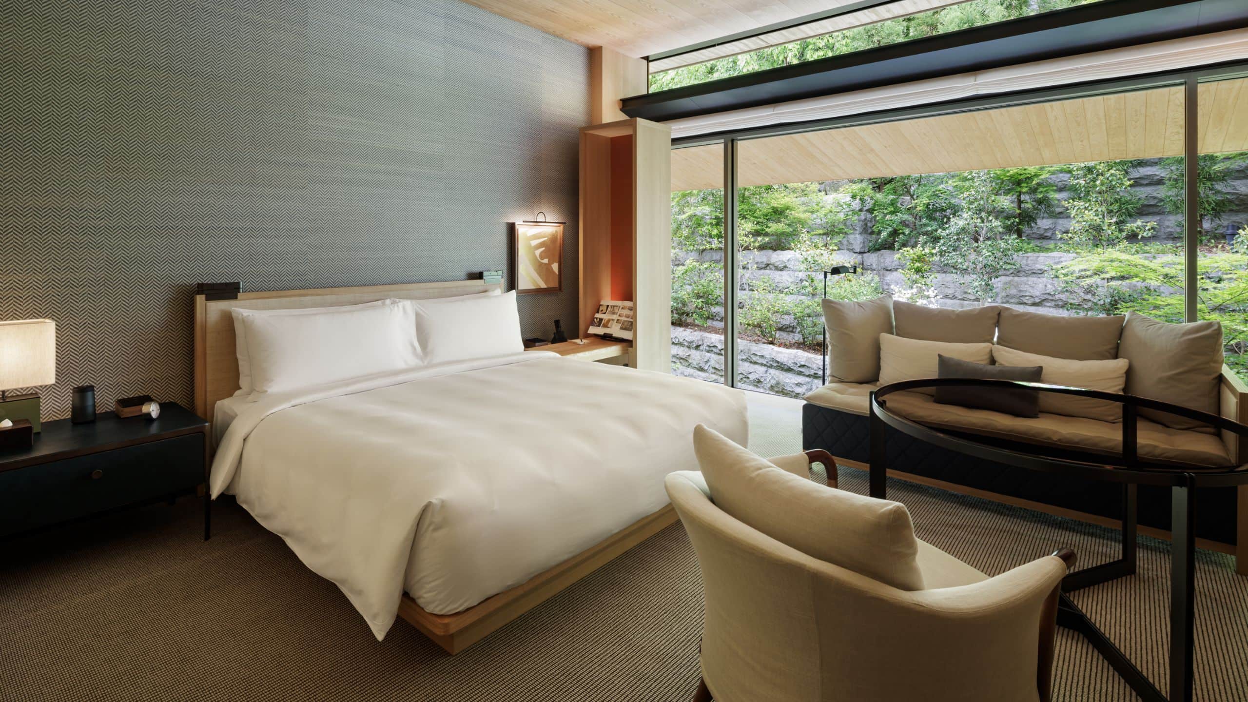2 of 8 Park Hyatt Kyoto King Bed Angle