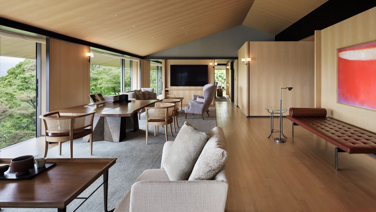 Pagoda House Suite Living Area