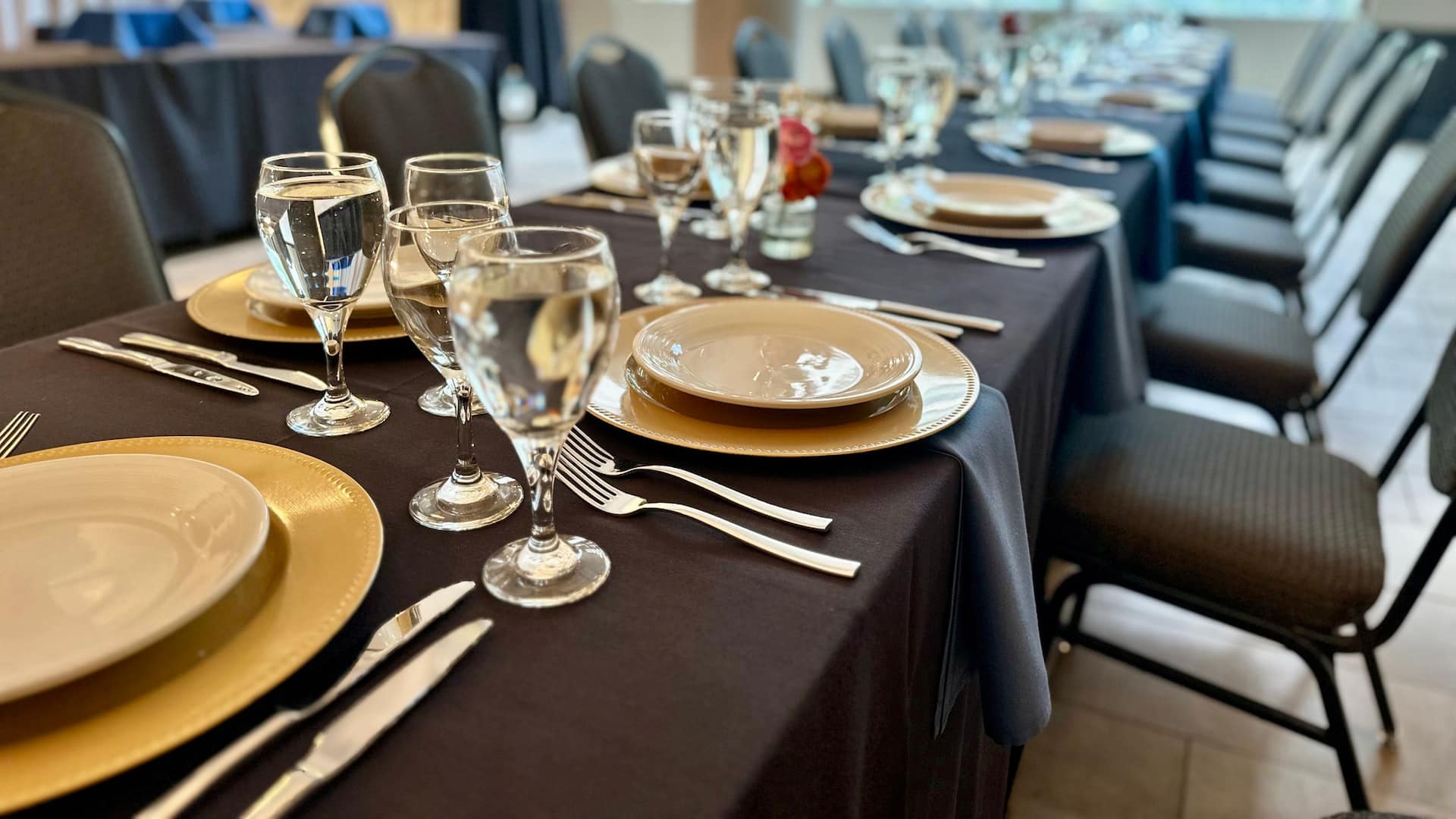 Hyatt Regency Rochester Cafe On Main Banquet Setting