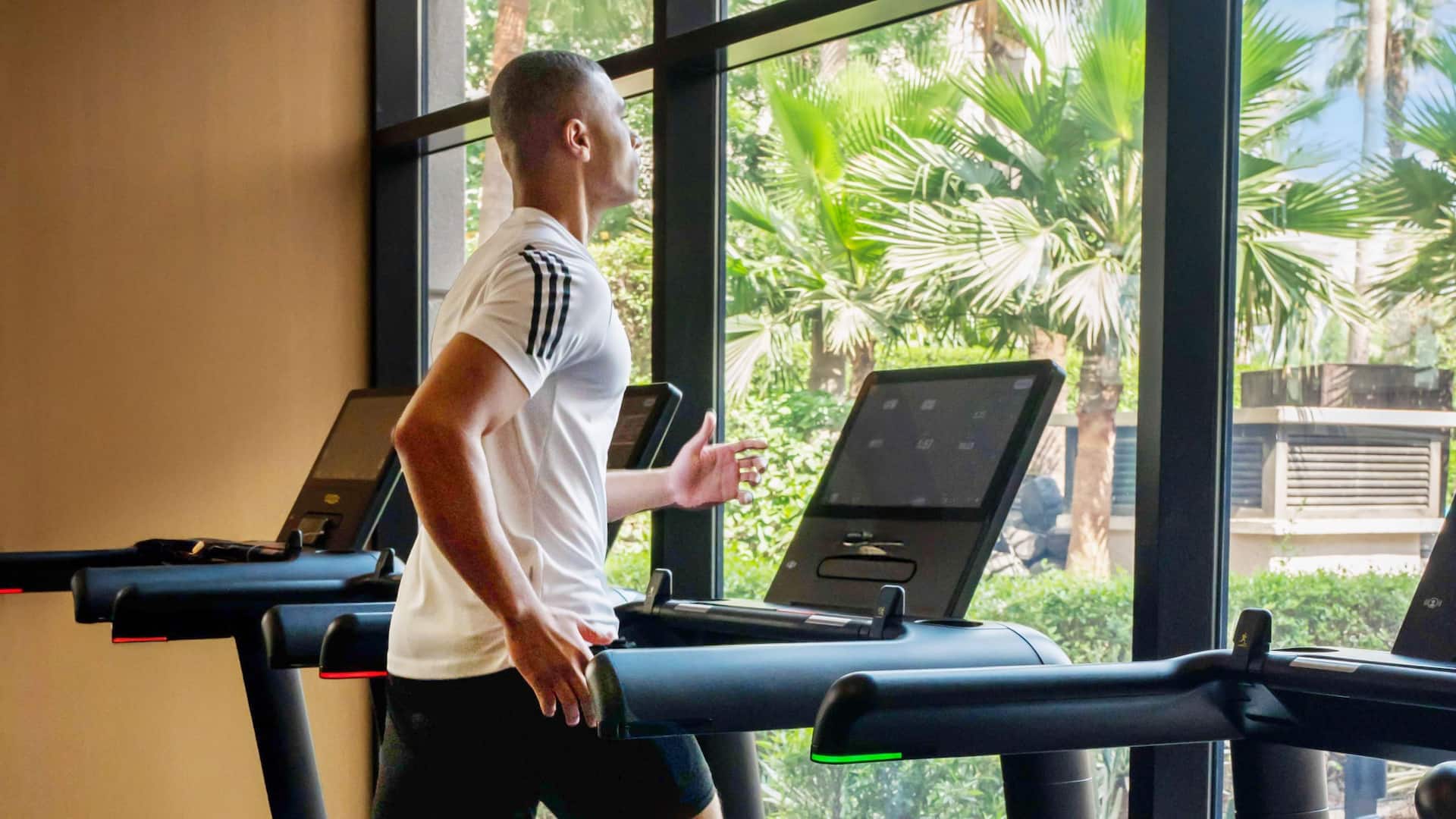 Grand Hyatt Dubai Model Running On Treadmill