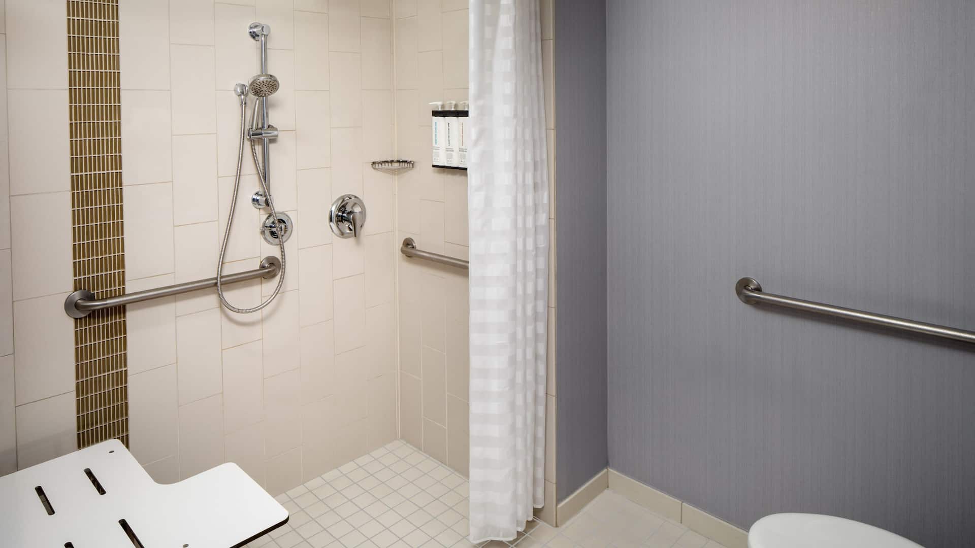 Hyatt Place Chicago/Midway Airport Accessible Bathroom Roll In Shower