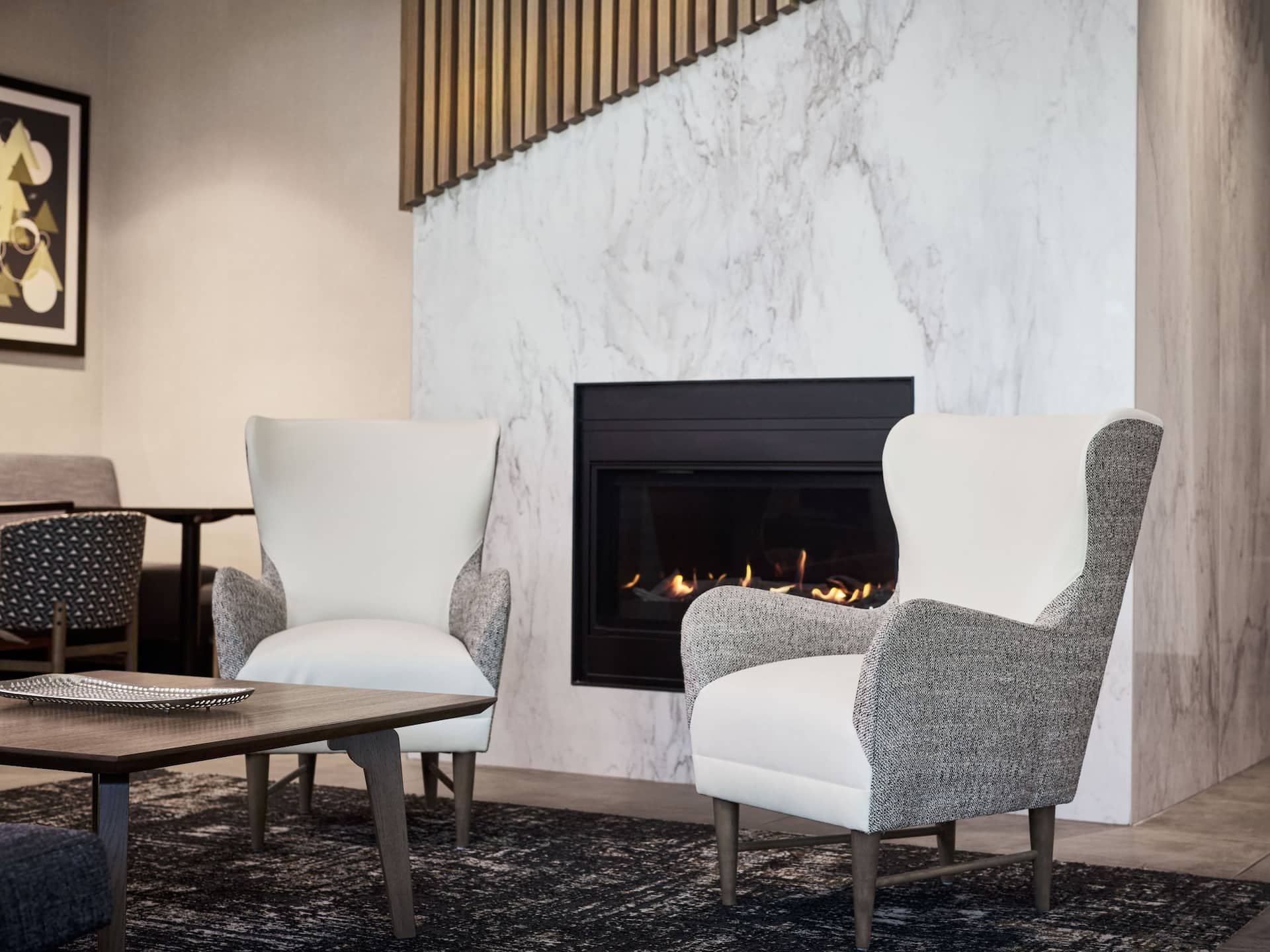 Hyatt Place Salt Lake City/Downtown/The Gateway Lobby Fireplace