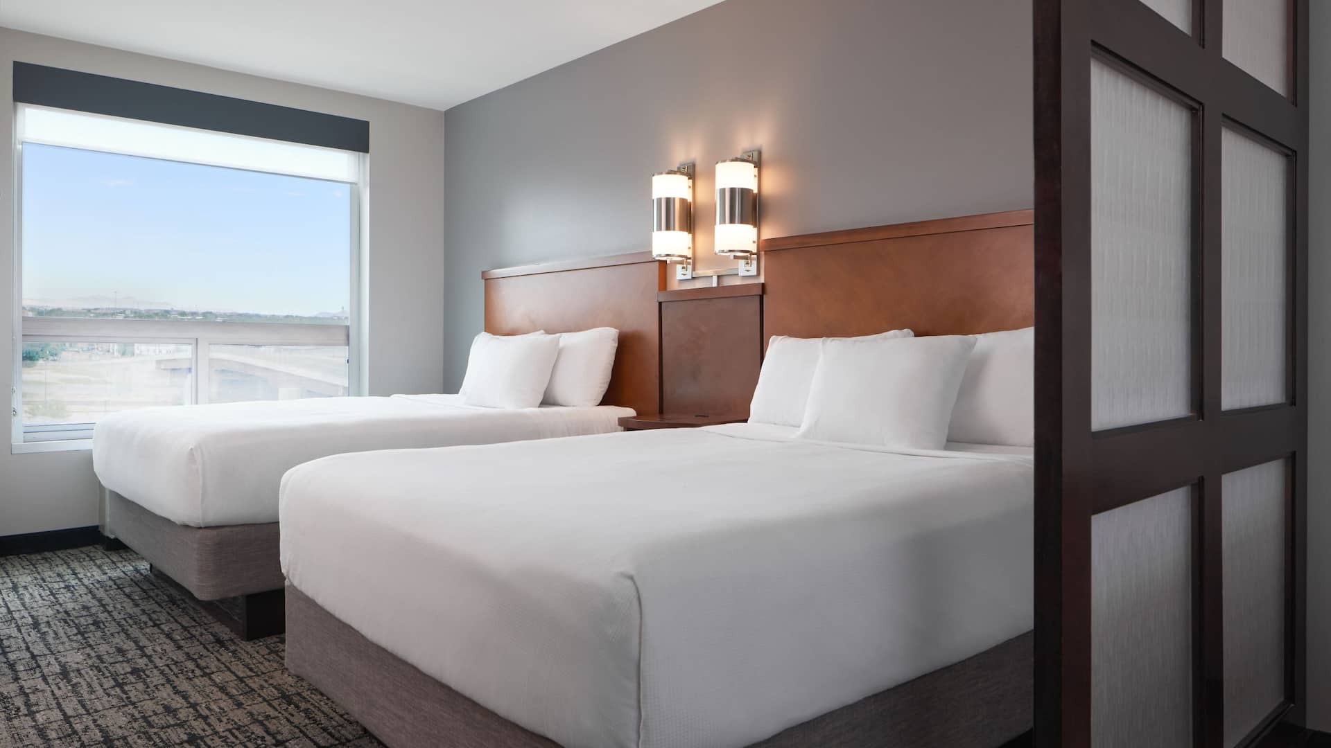 6 of 9 Hyatt Place Salt Lake City/Downtown/The Gateway Two Queen Beds Beds