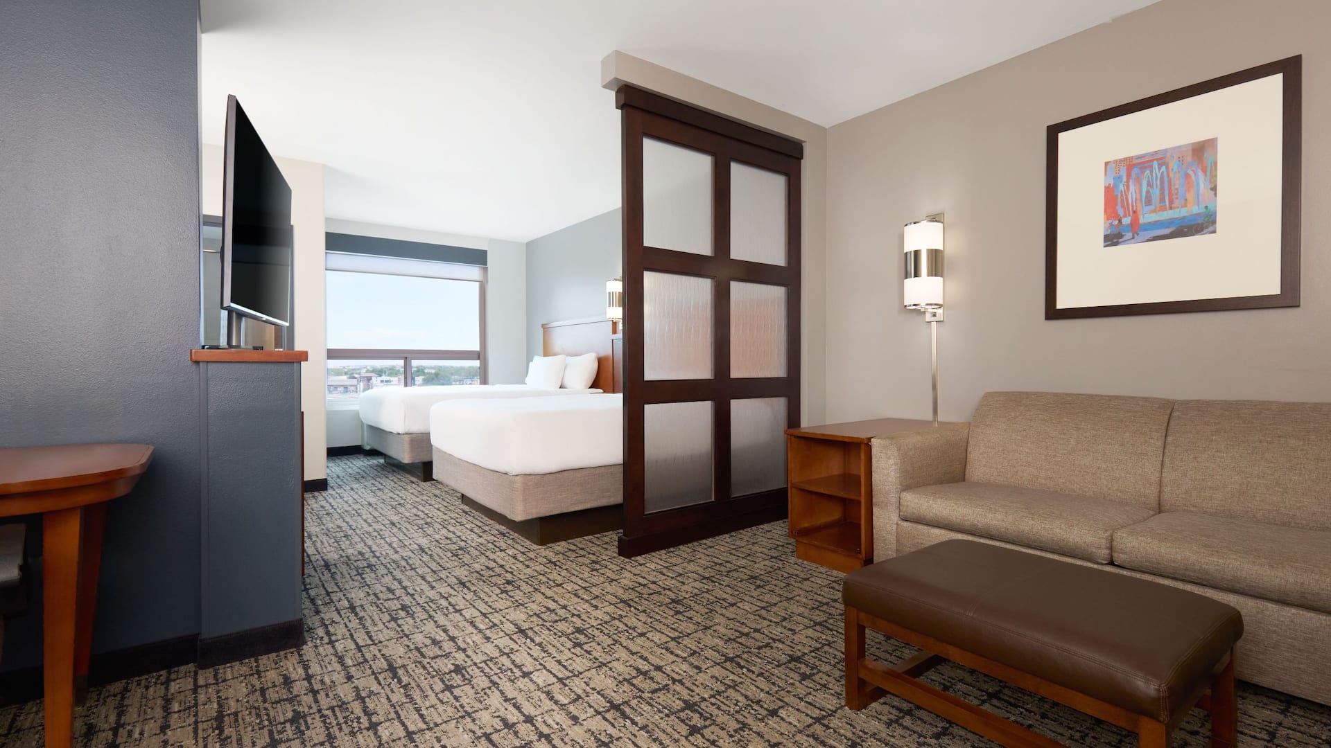 Hyatt Place Salt Lake City/Downtown/The Gateway Two Queen Beds Overall Angle