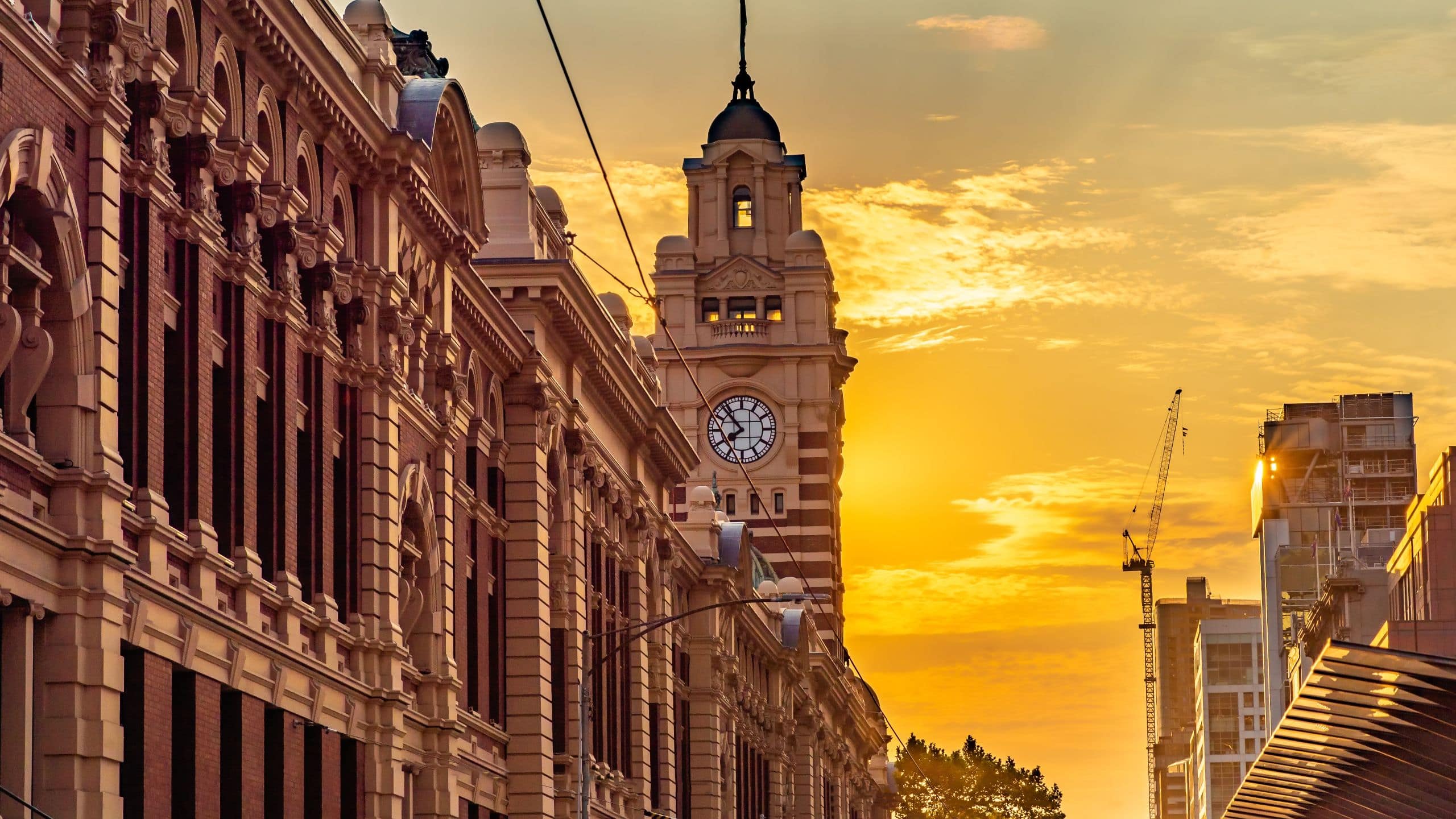 Sunset Building Clocktower