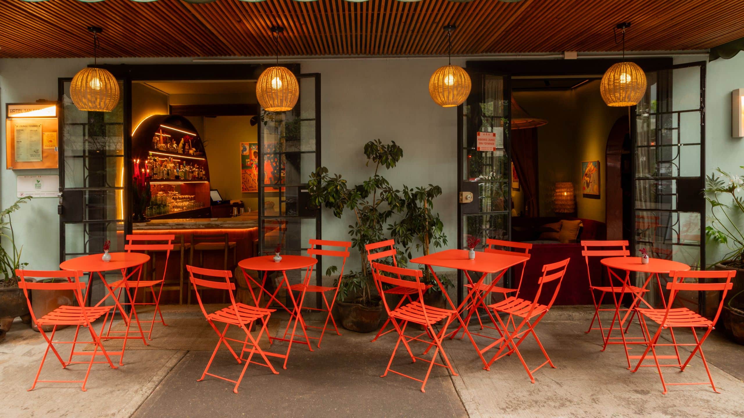 Hotel San Fernando, Bunkhouse Hotels Lounge Exterior Patio Wide