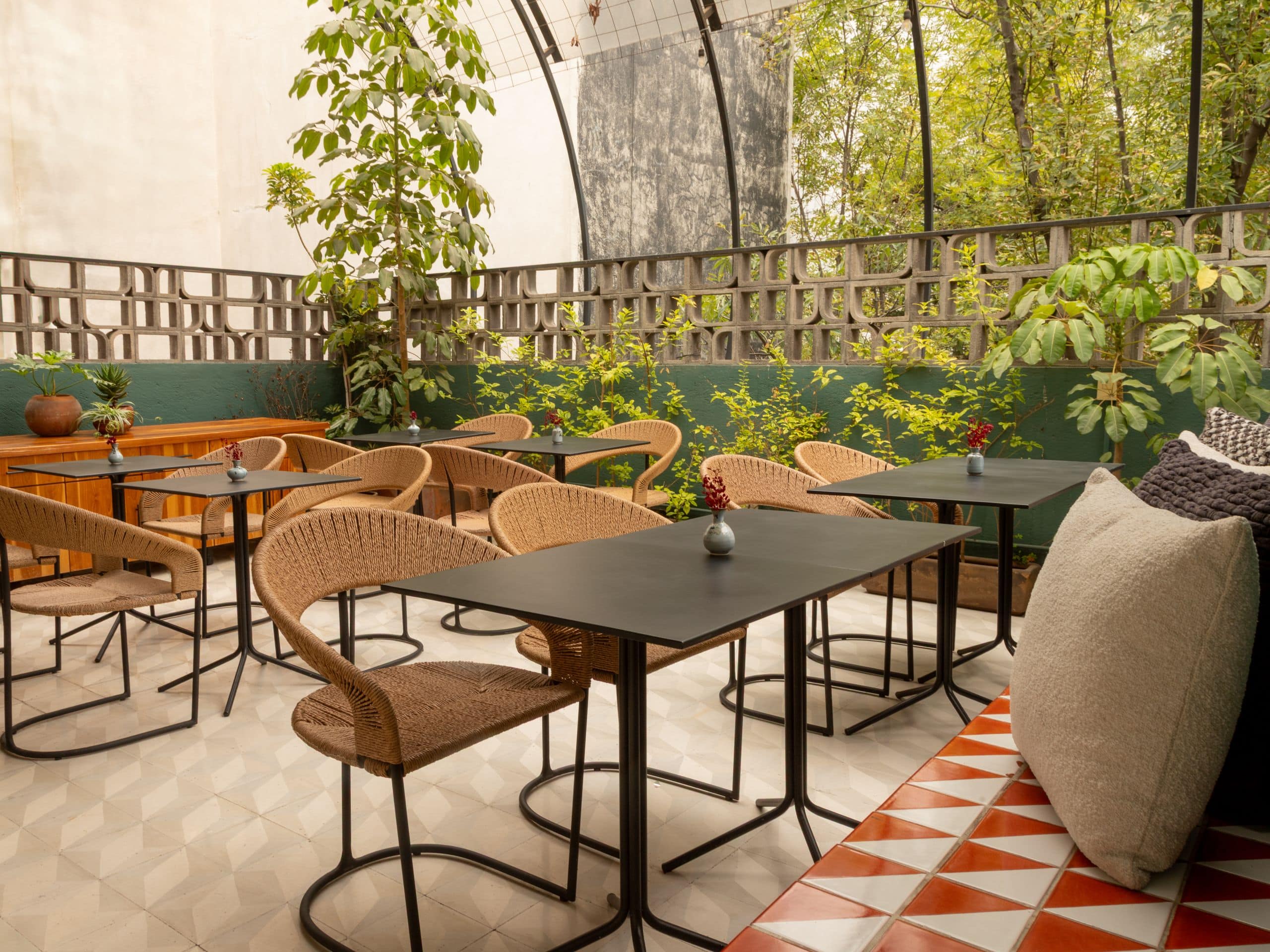 Hotel San Fernando, Bunkhouse Hotels Rooftop Wide Dining Area