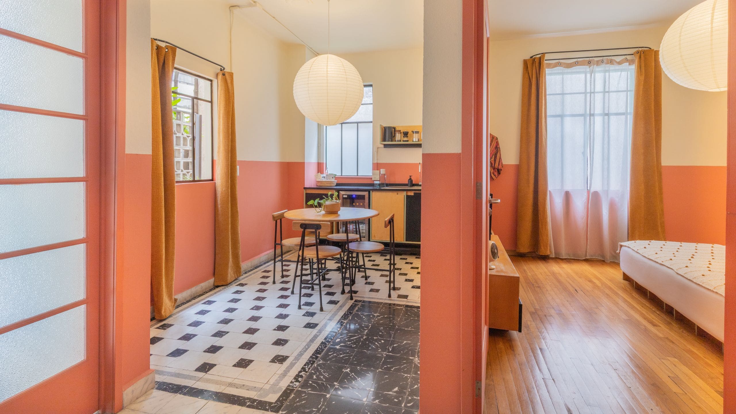 3 de 4 Hotel San Fernando, Bunkhouse Hotels Viviendas Kitchenette Bedroom Wide