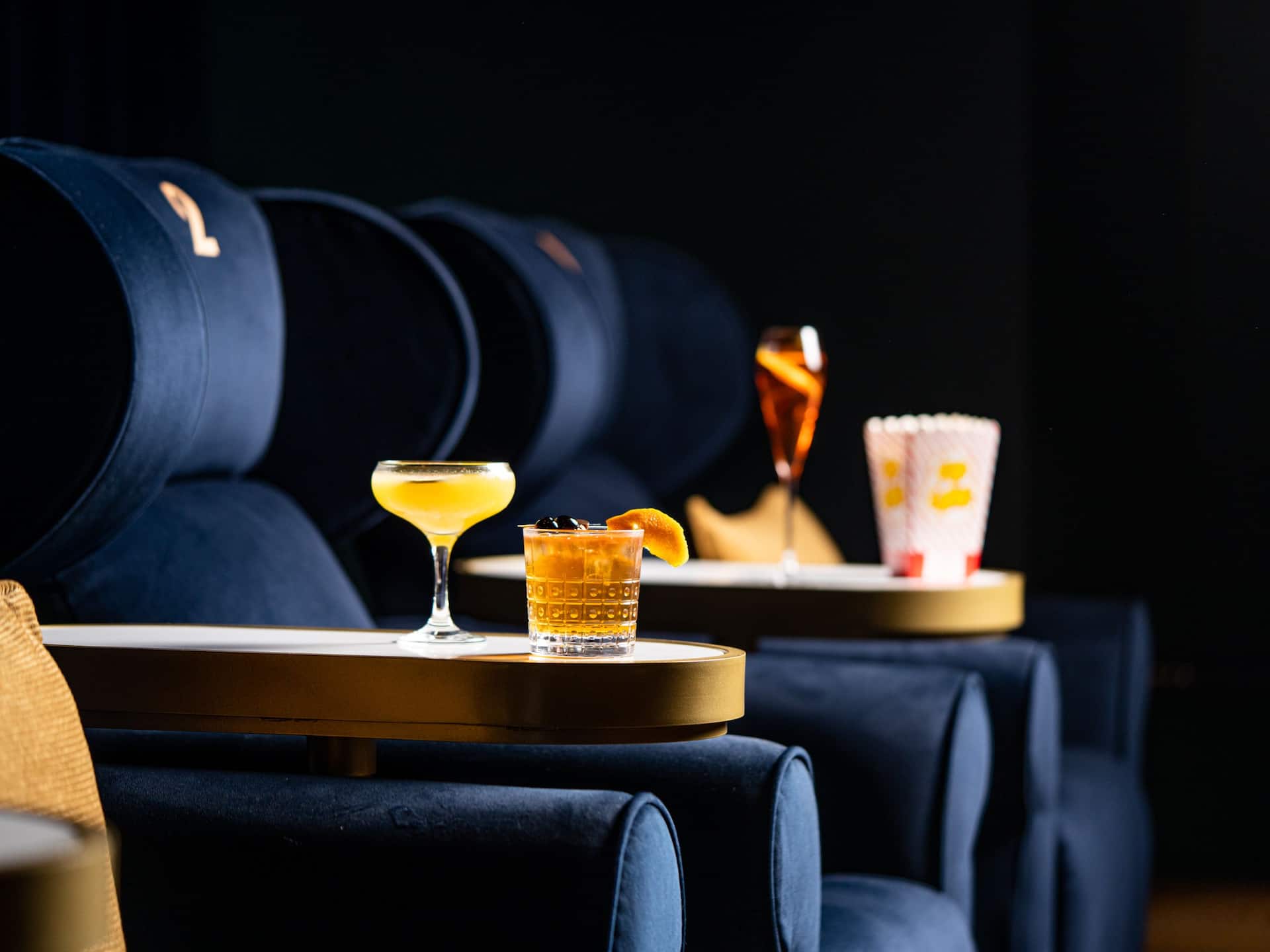 Hyatt Regency Greenwich Movie Theatre Drinks