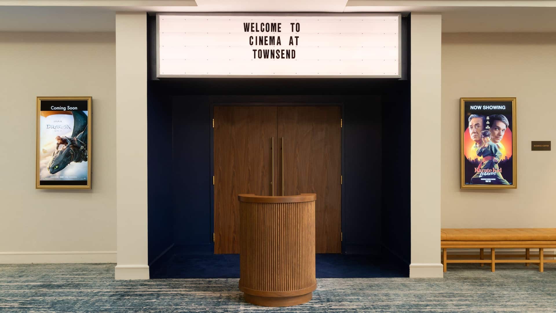 Hyatt Regency Greenwich Cinema Entrance